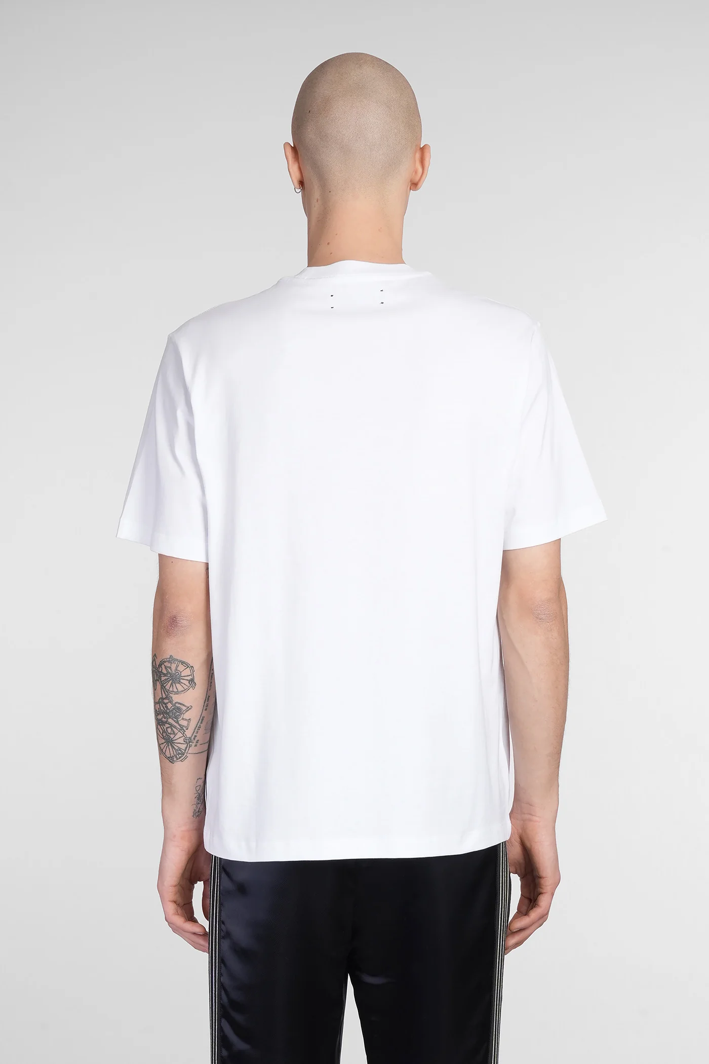 T-Shirt in white cotton - Image 3