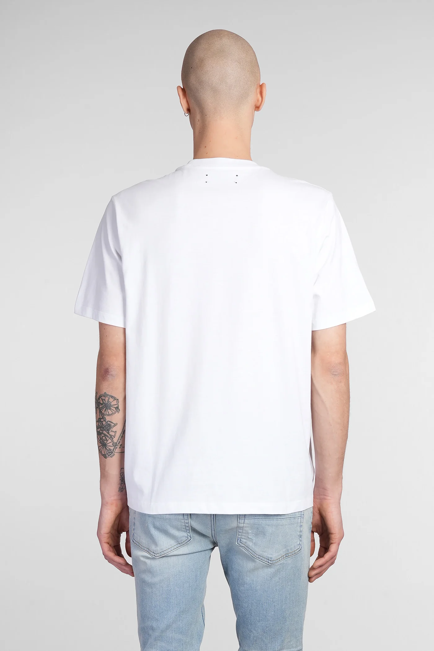T-Shirt in white cotton - Image 3