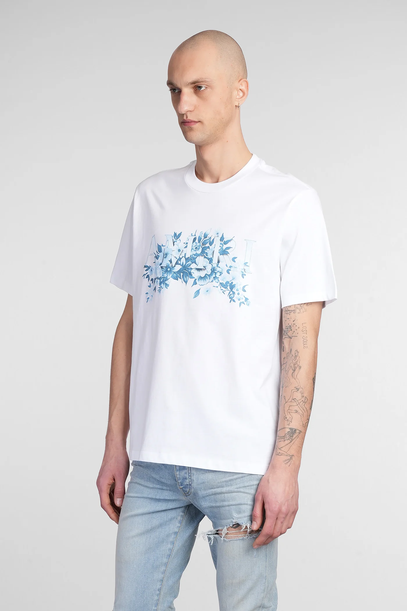T-Shirt in white cotton - Image 4
