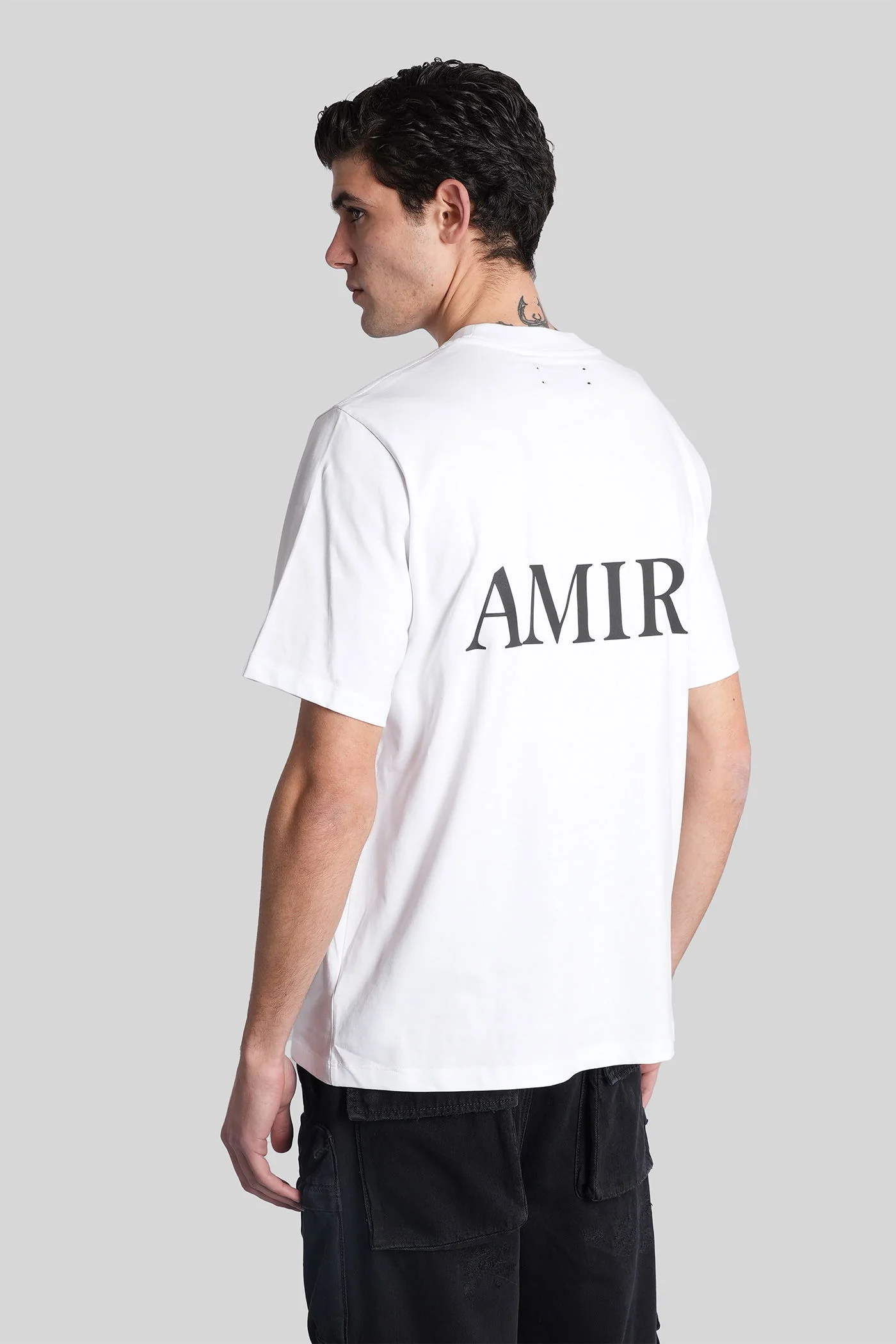 T-Shirt in white cotton - Image 3