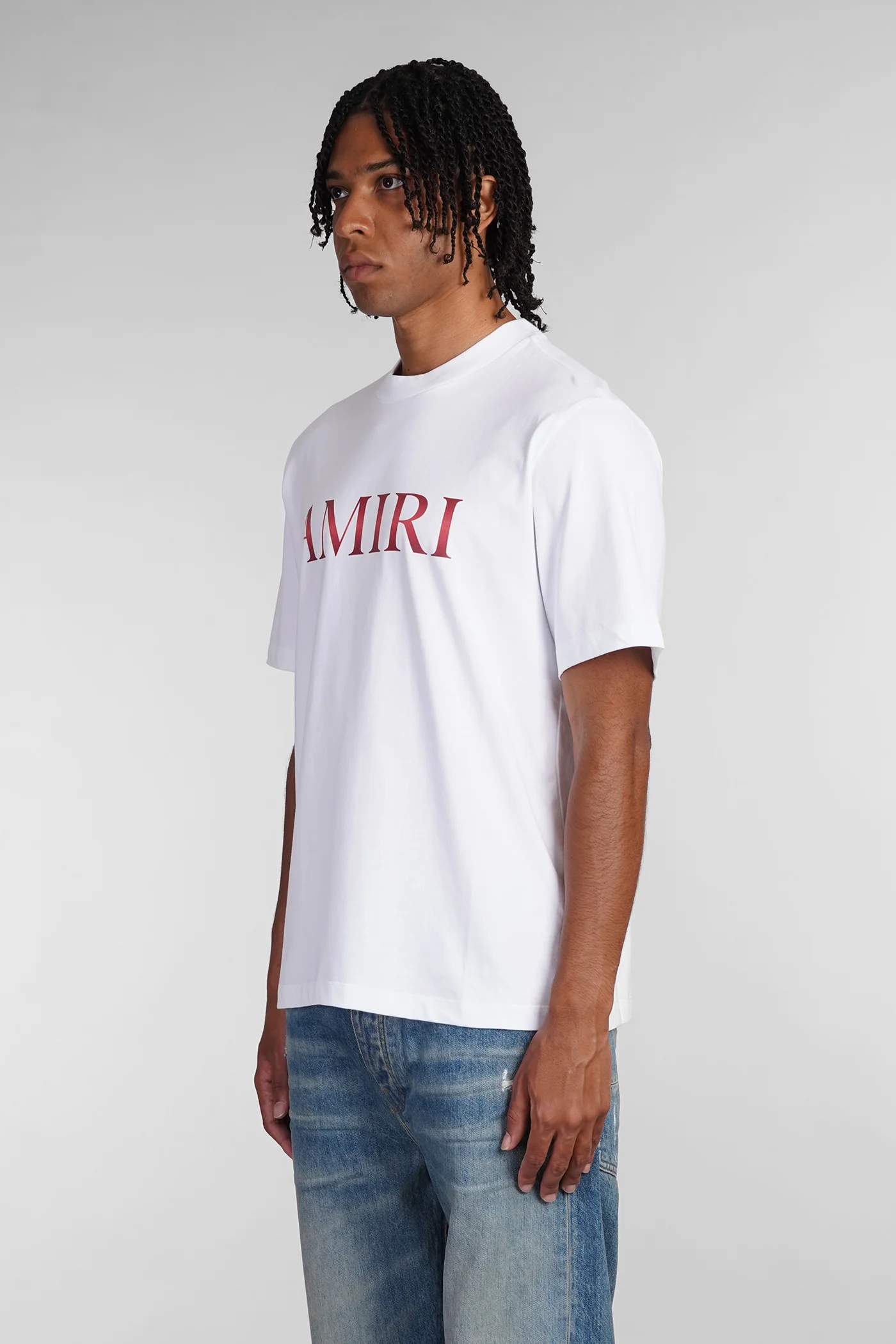 T-Shirt in white cotton - Image 4