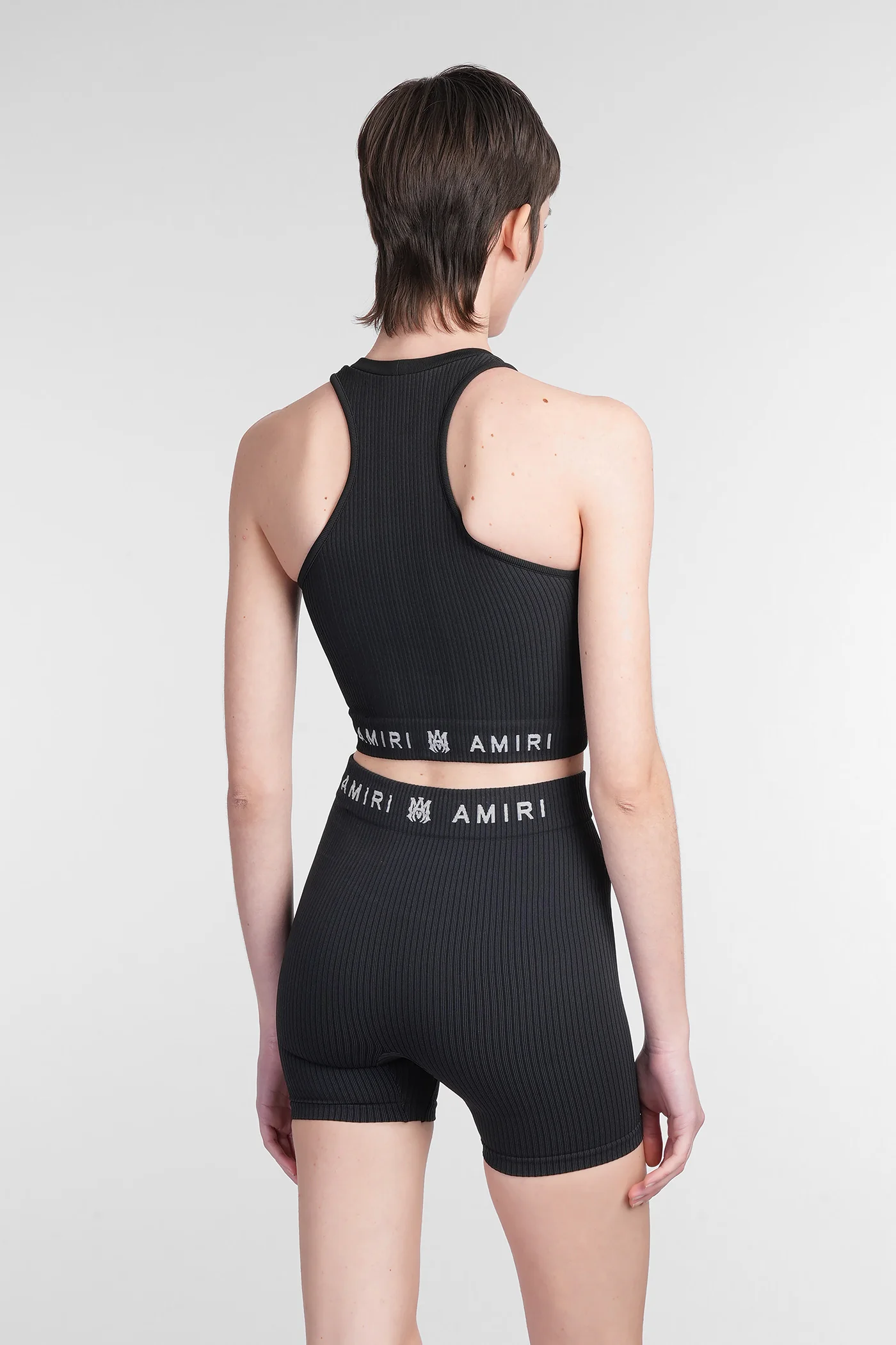 Topwear in black polyamide - Image 3