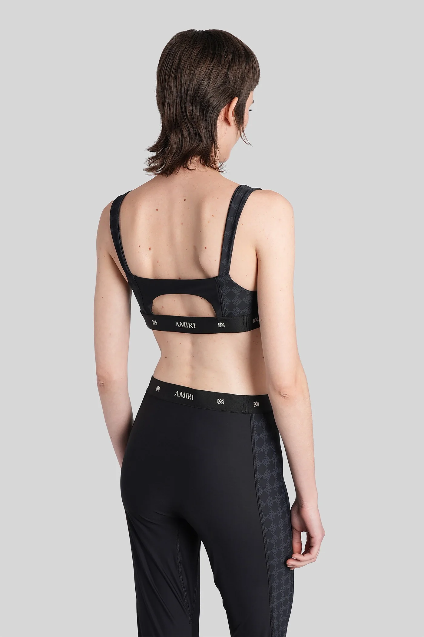 Topwear in black polyamide - Image 3