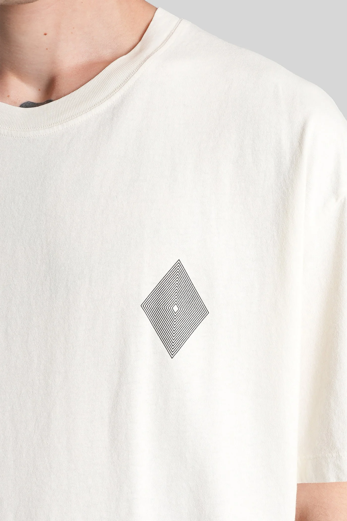 T-Shirt in beige cotton - Image 5