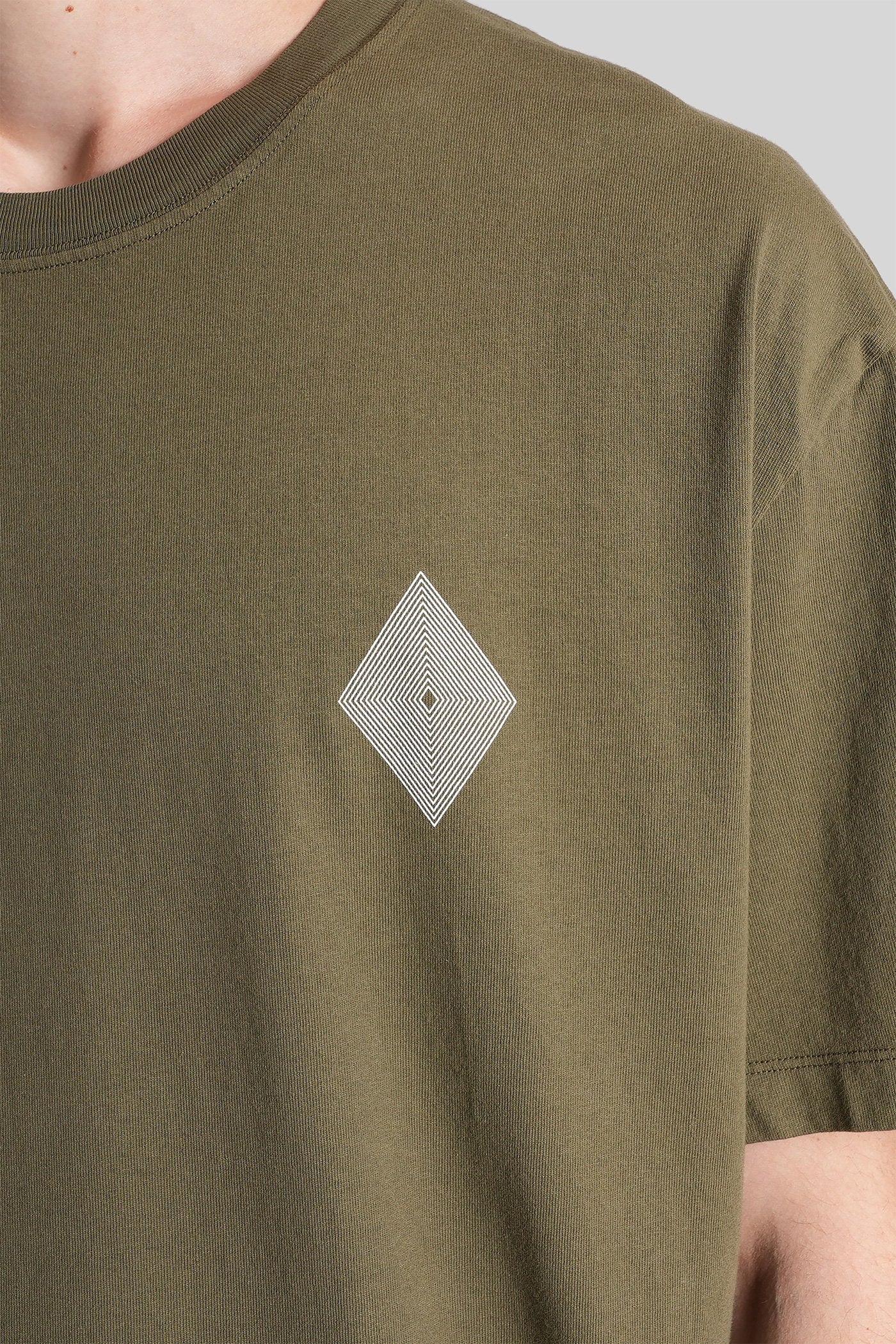 T-Shirt in green cotton - Image 5