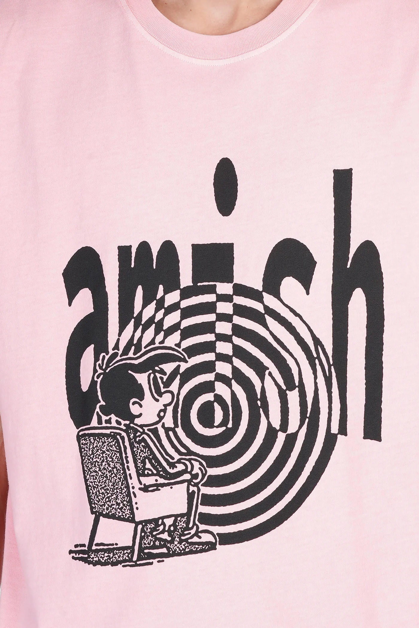 T-Shirt in rose-pink cotton - Image 5