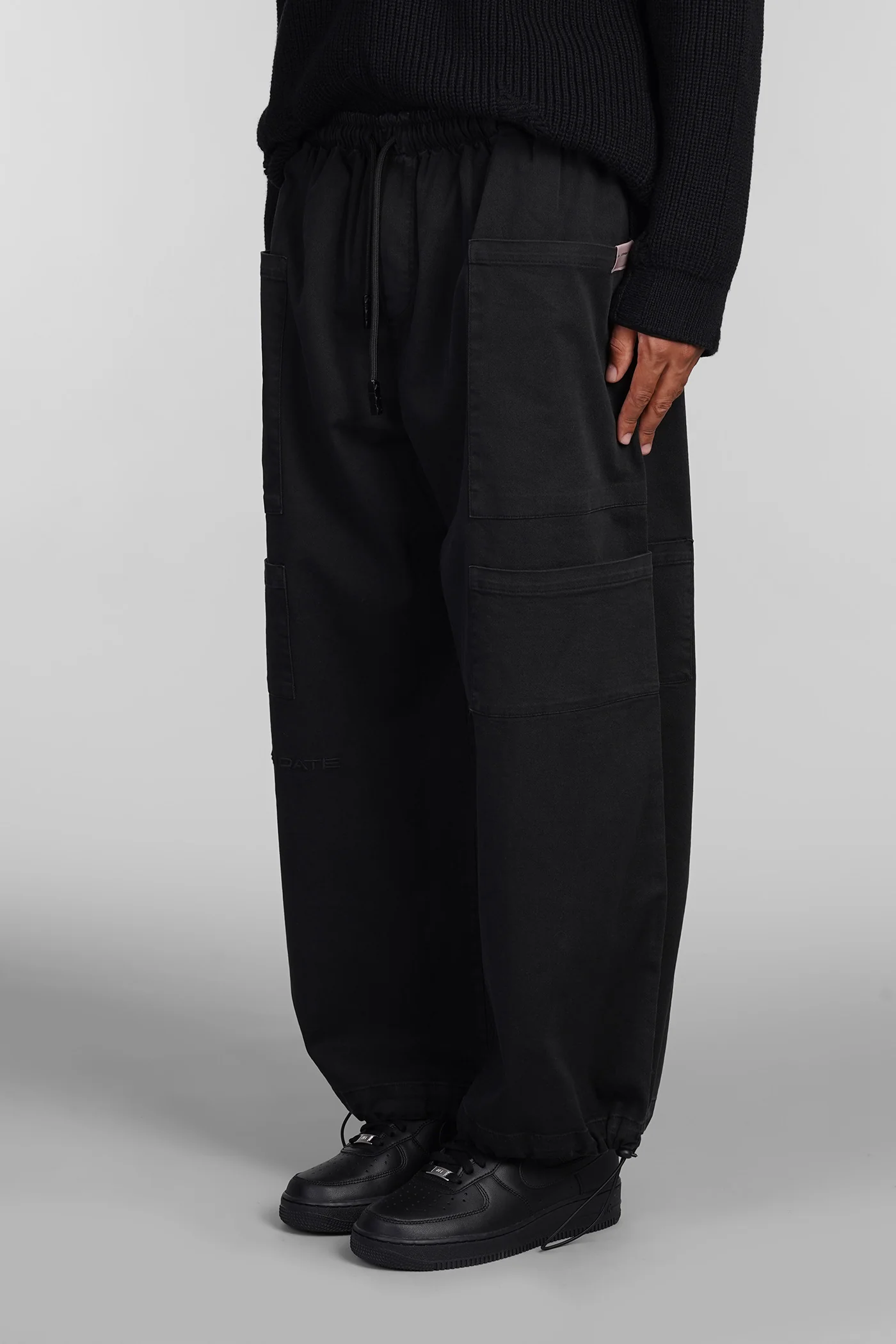 Pants in black cotton - Image 4
