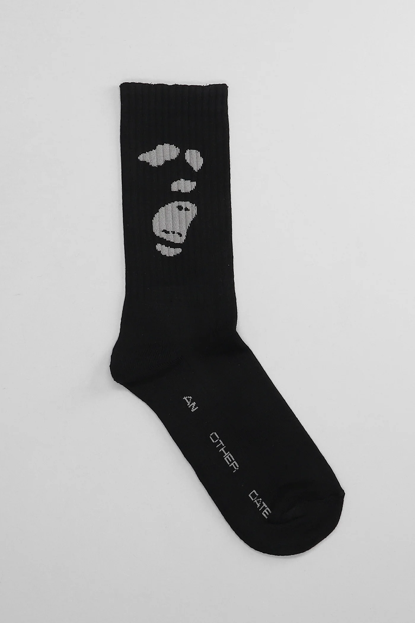 Socks in black cotton - Image 2