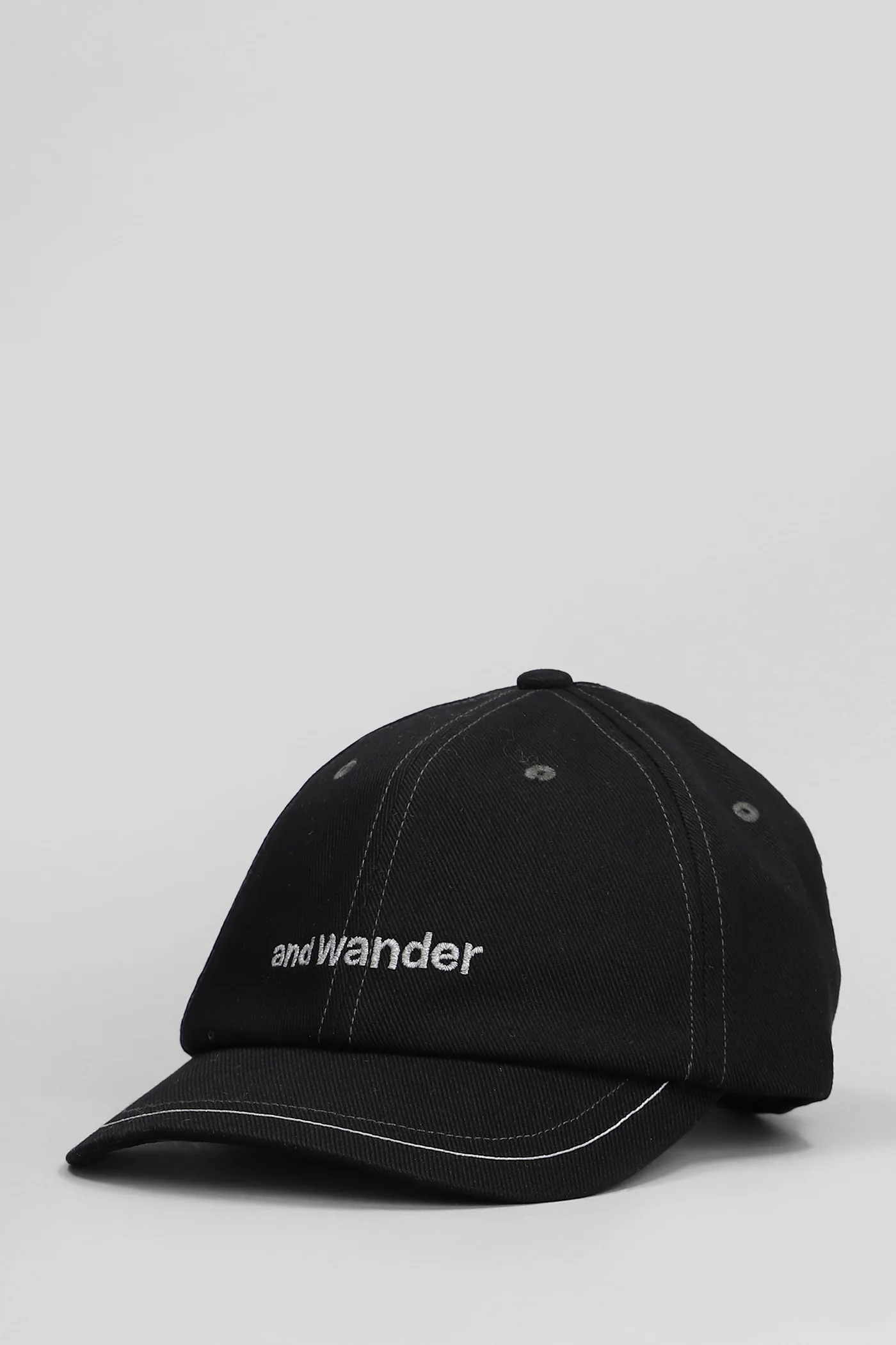 Hats in black cotton - Image 2