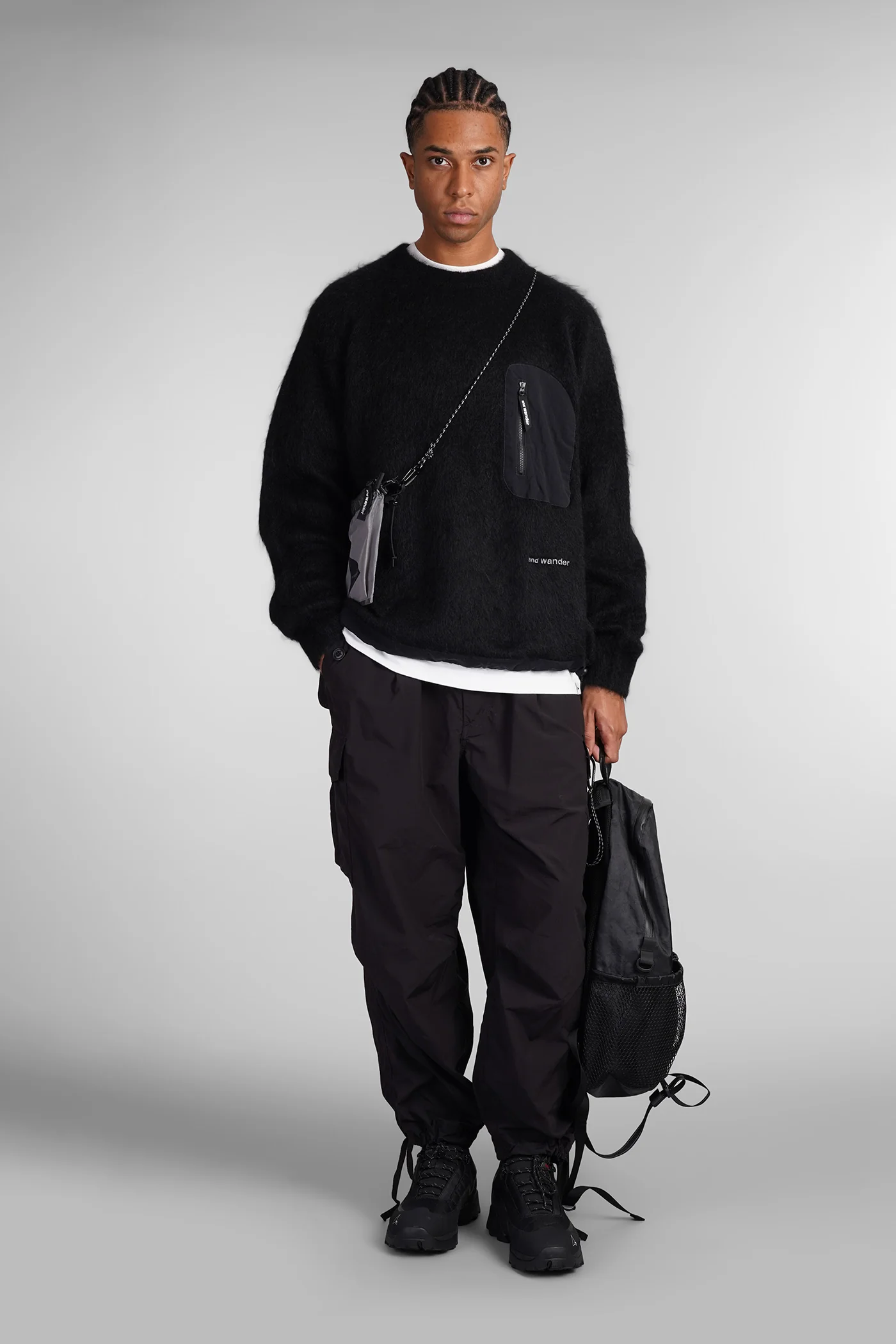 Knitwear in black wool - Image 2