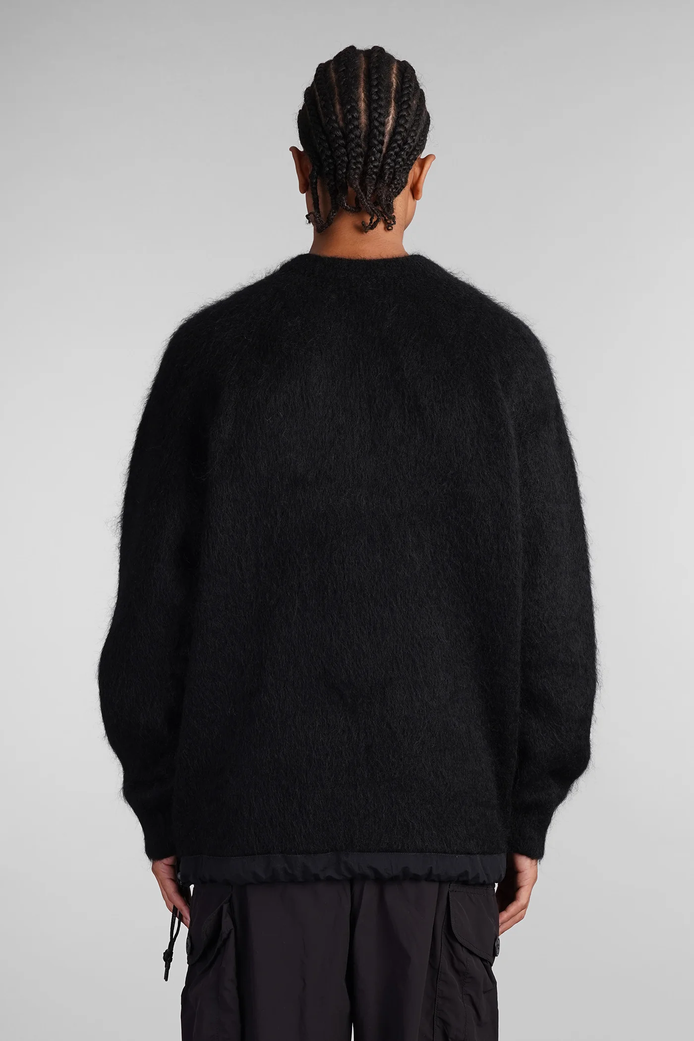 Knitwear in black wool - Image 3
