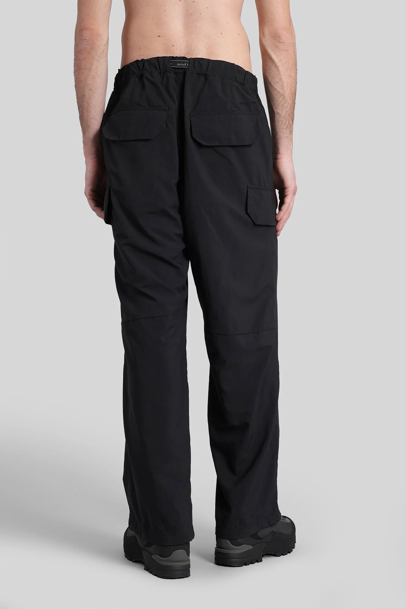 Pants in black nylon - Image 3