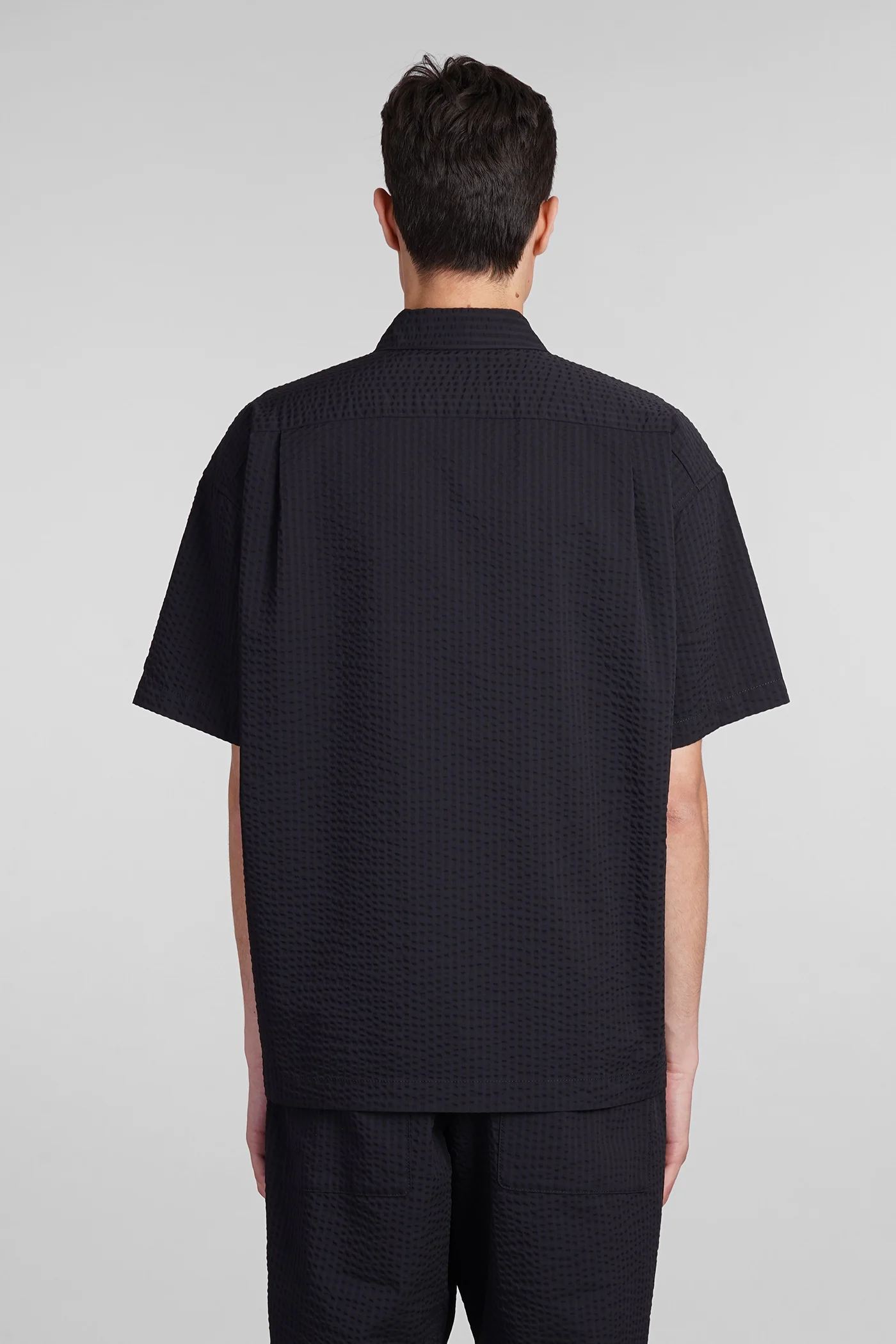 Shirt in blue polyester - Image 3