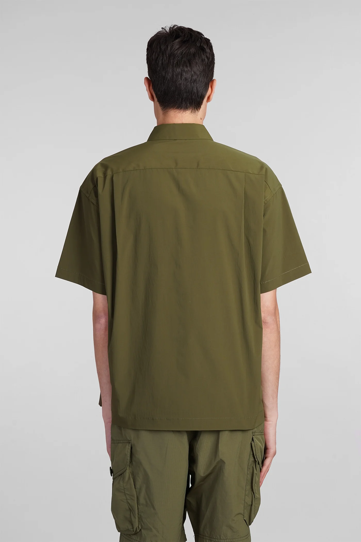 Shirt in green polyester - Image 3