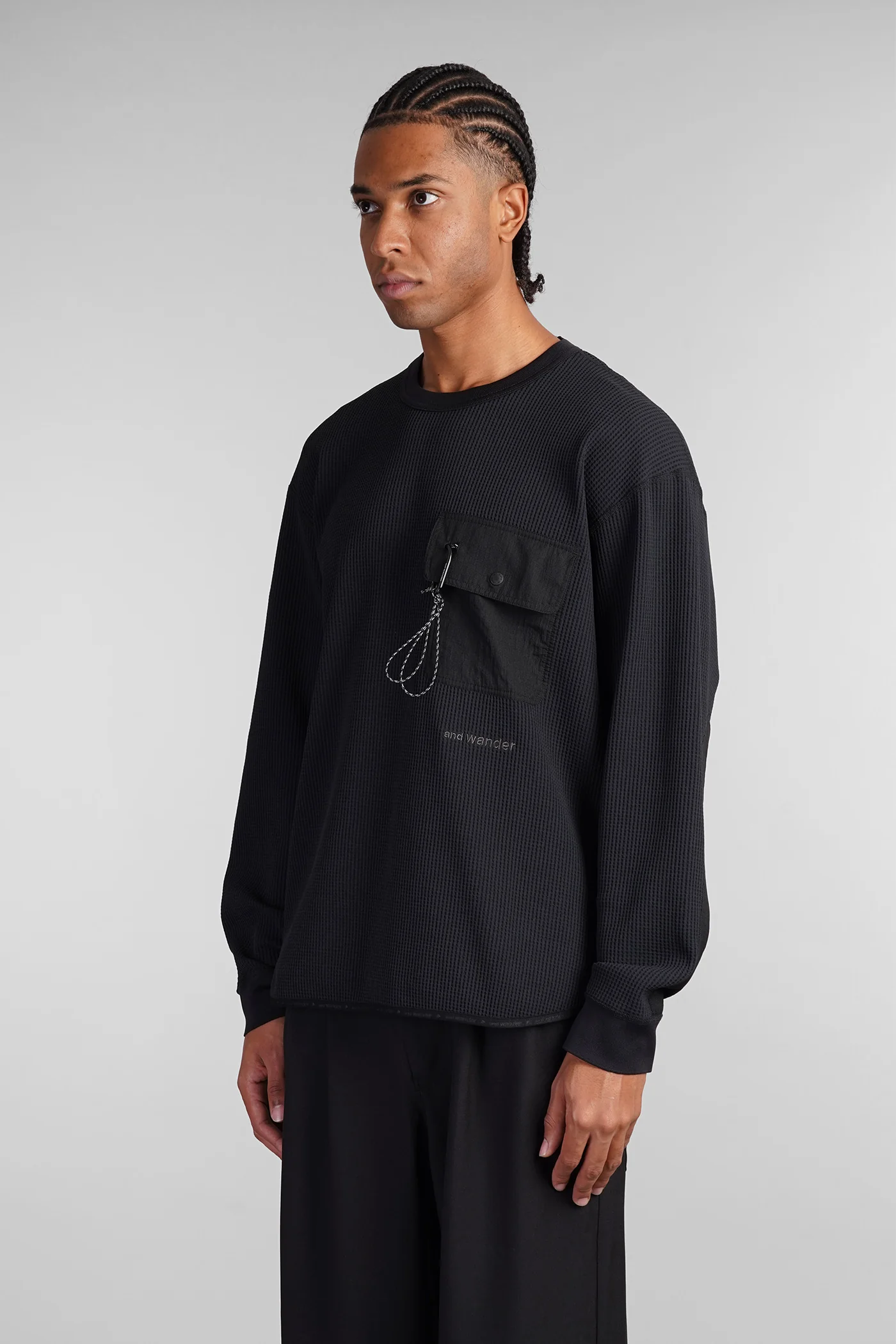 T-Shirt in black polyester - Image 4