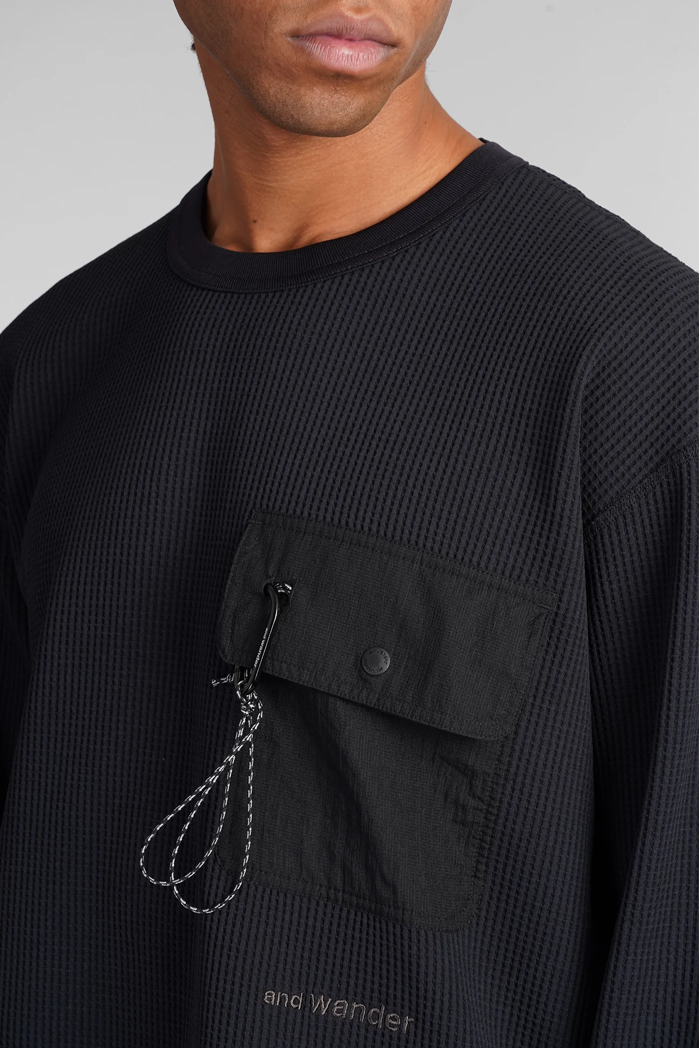 T-Shirt in black polyester - Image 5
