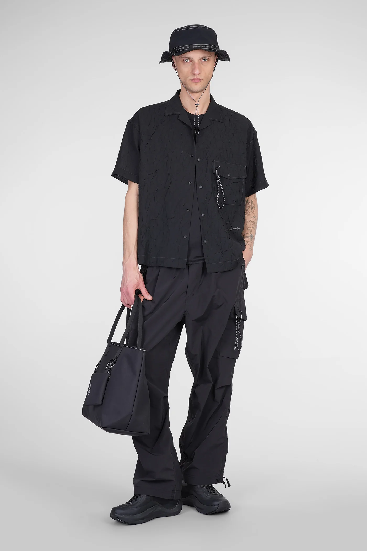 tank Top in black wool - Image 2