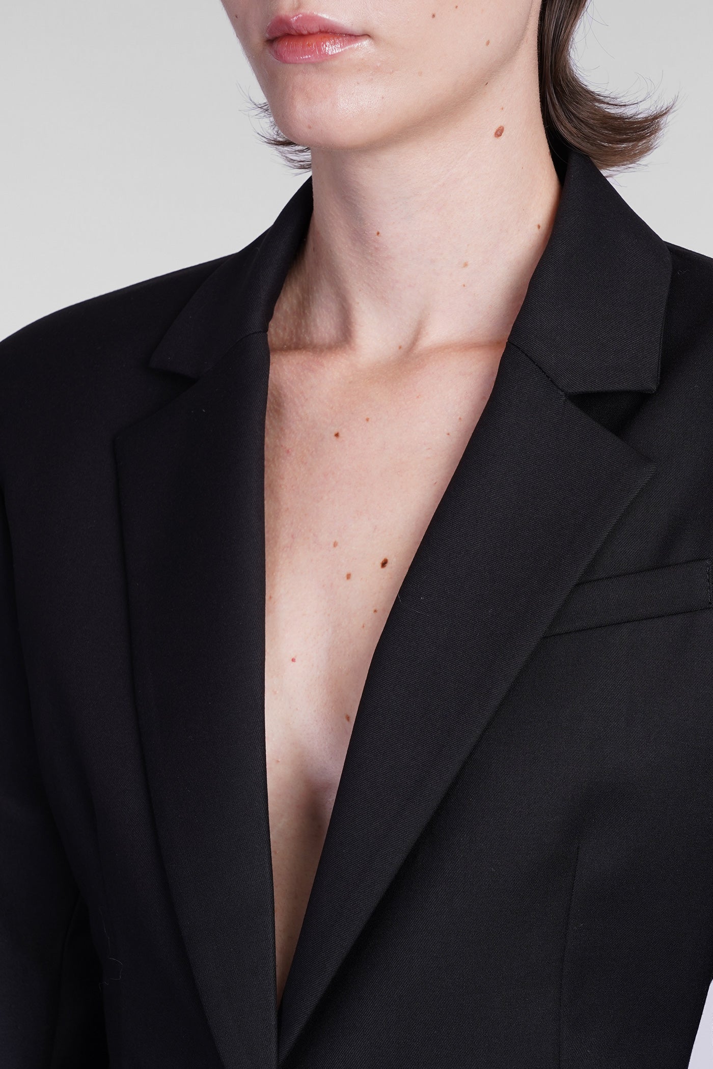 Blazer in black polyester - Image 5
