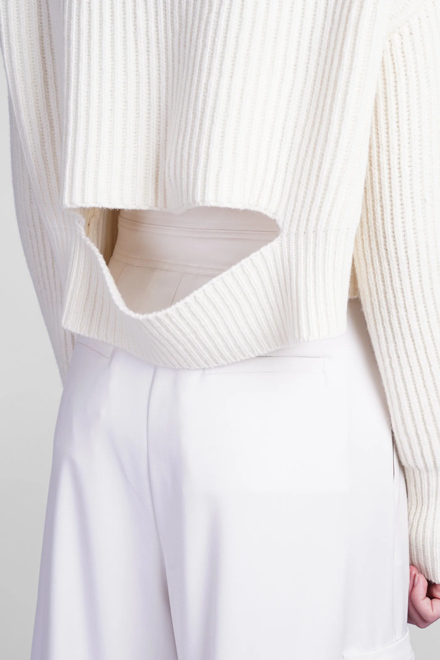 Knitwear in beige wool - Image 15