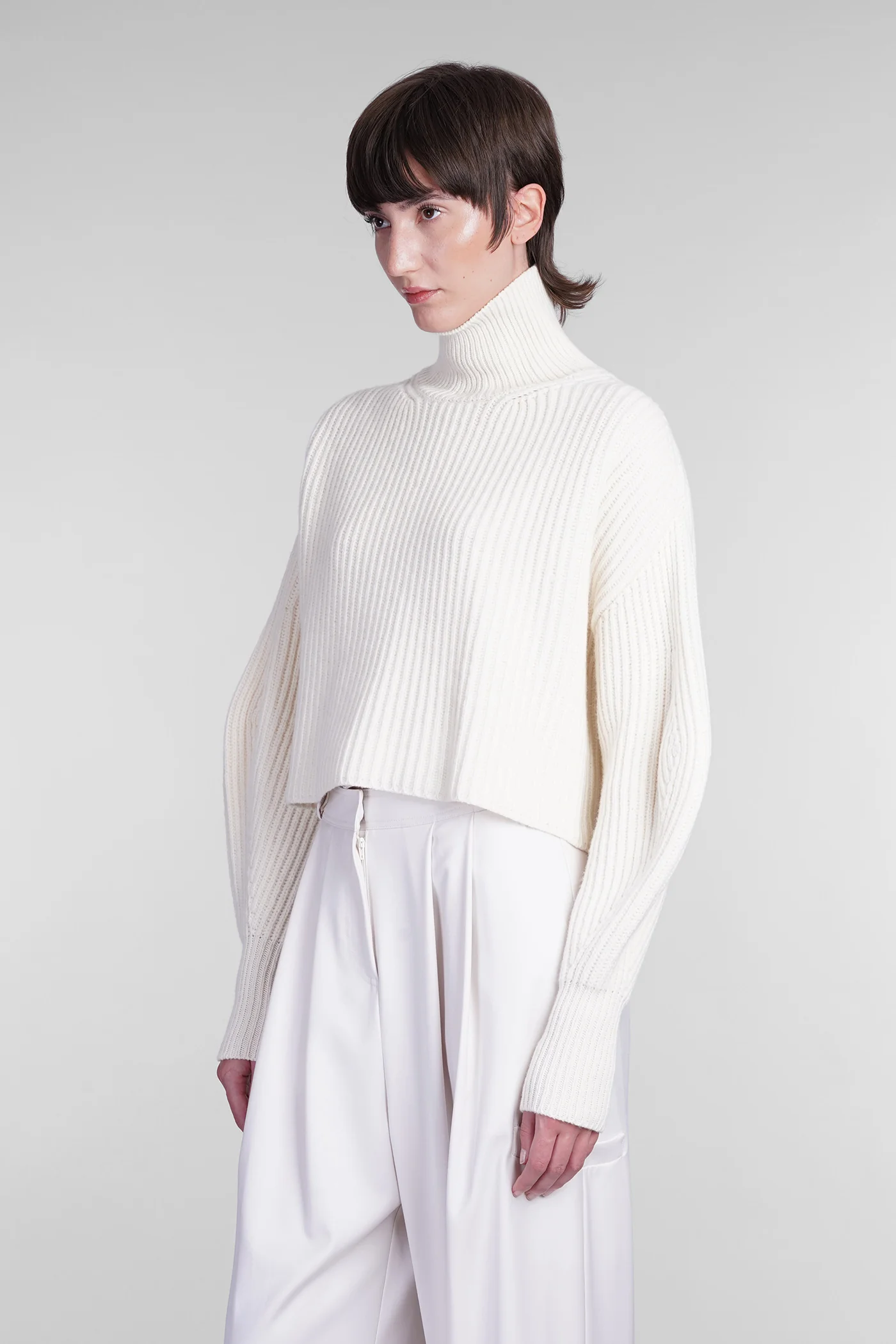 Knitwear in beige wool - Image 19