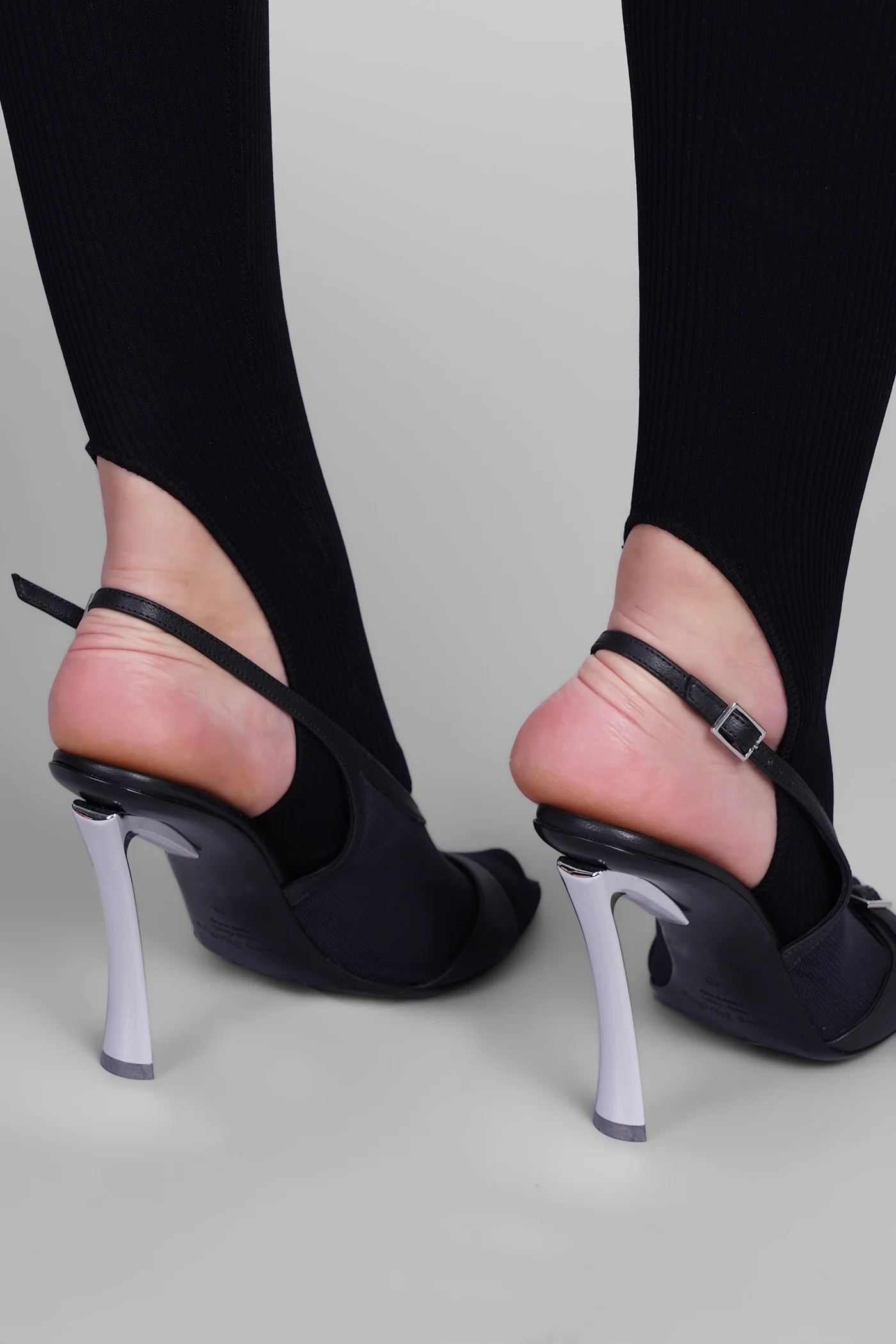 Leggings in black polyamide - Image 5