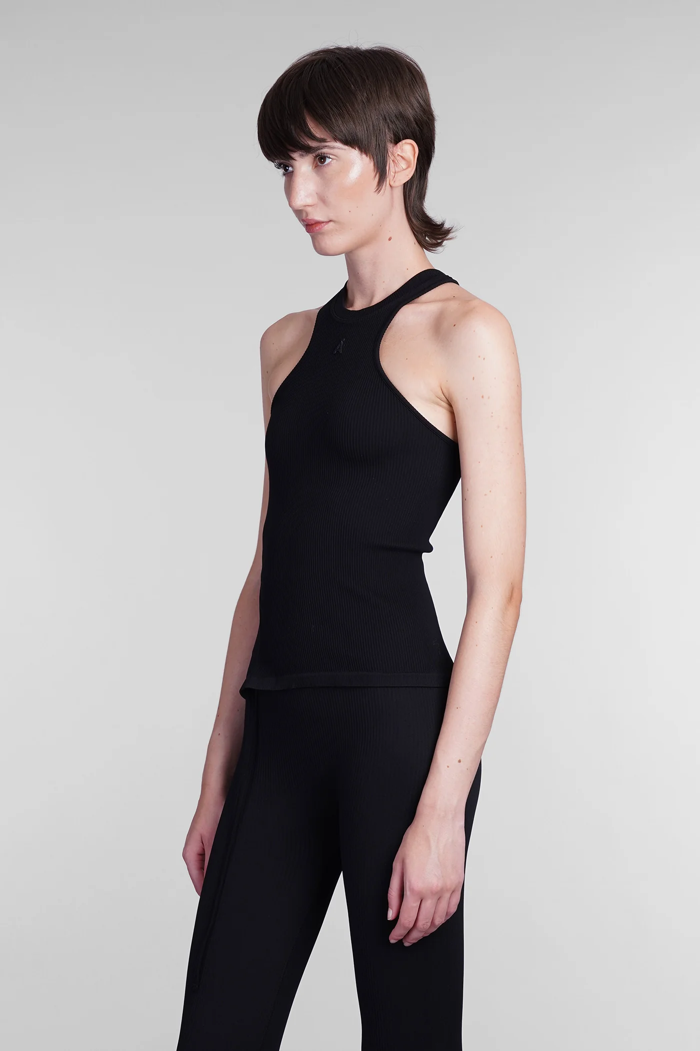 Topwear in black polyamide - Image 4