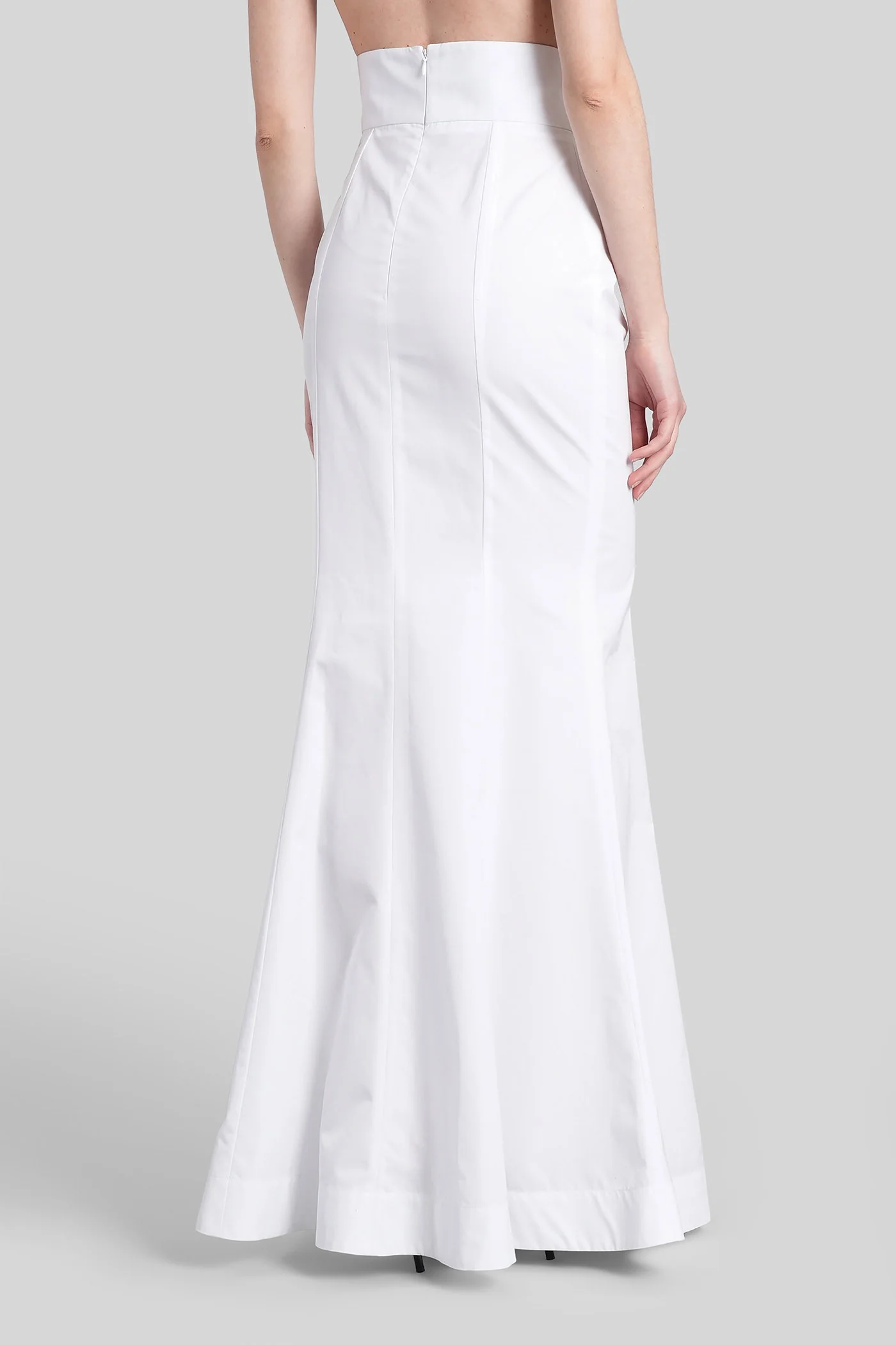 Bianca Skirt in white cotton - Image 3