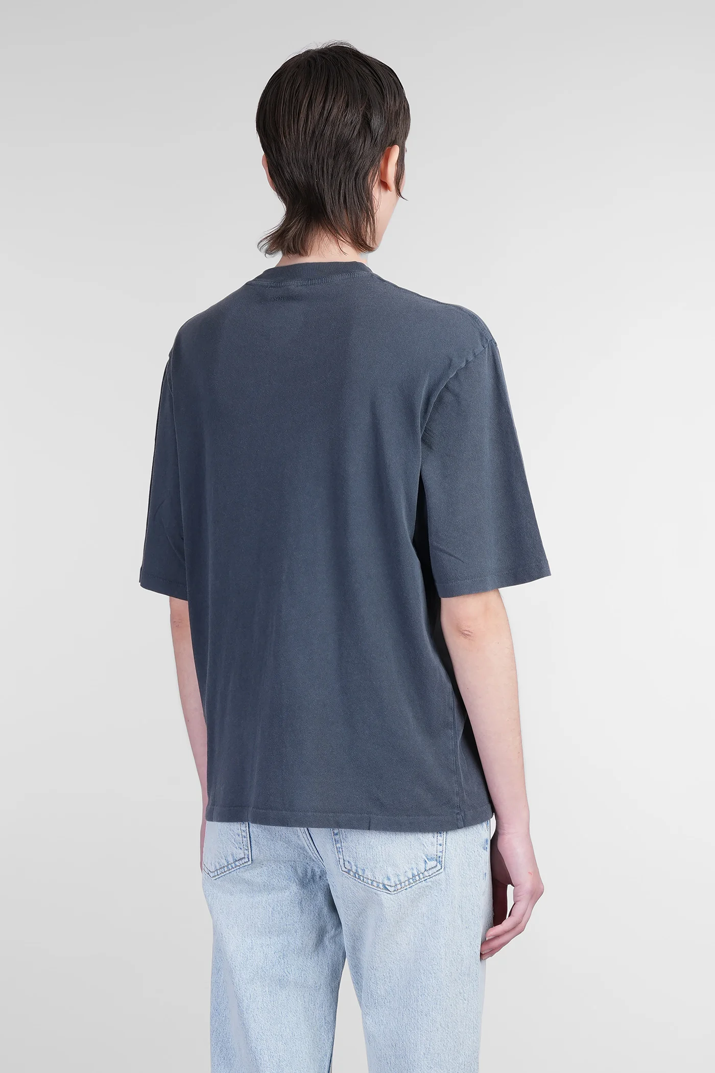 Avi T-Shirt in black cotton - Image 3