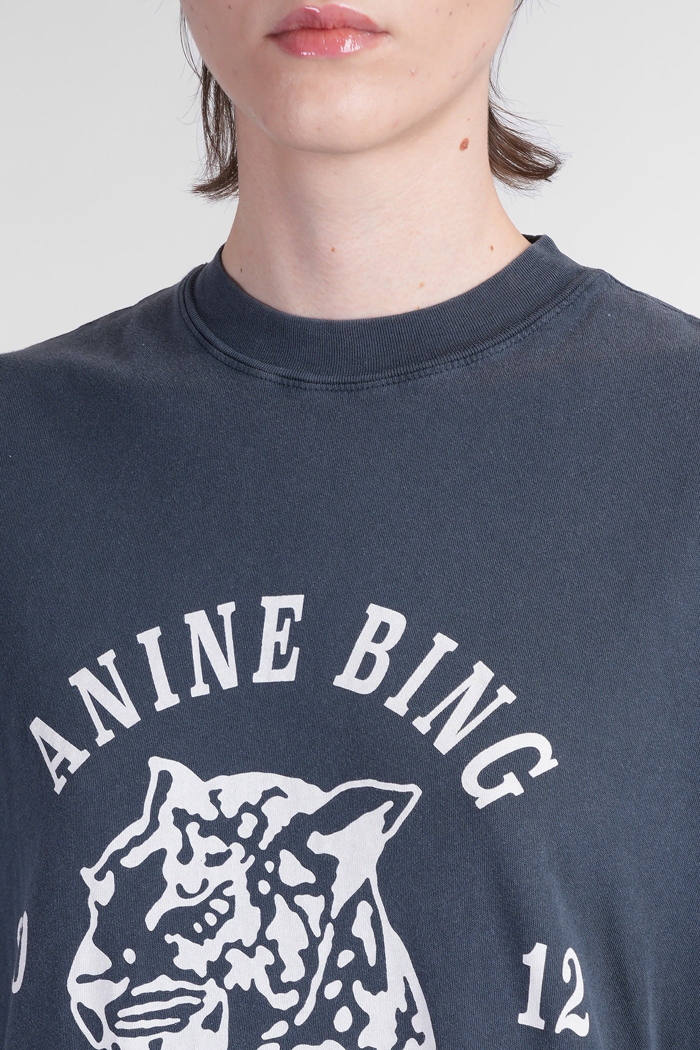 Avi T-Shirt in black cotton - Image 5