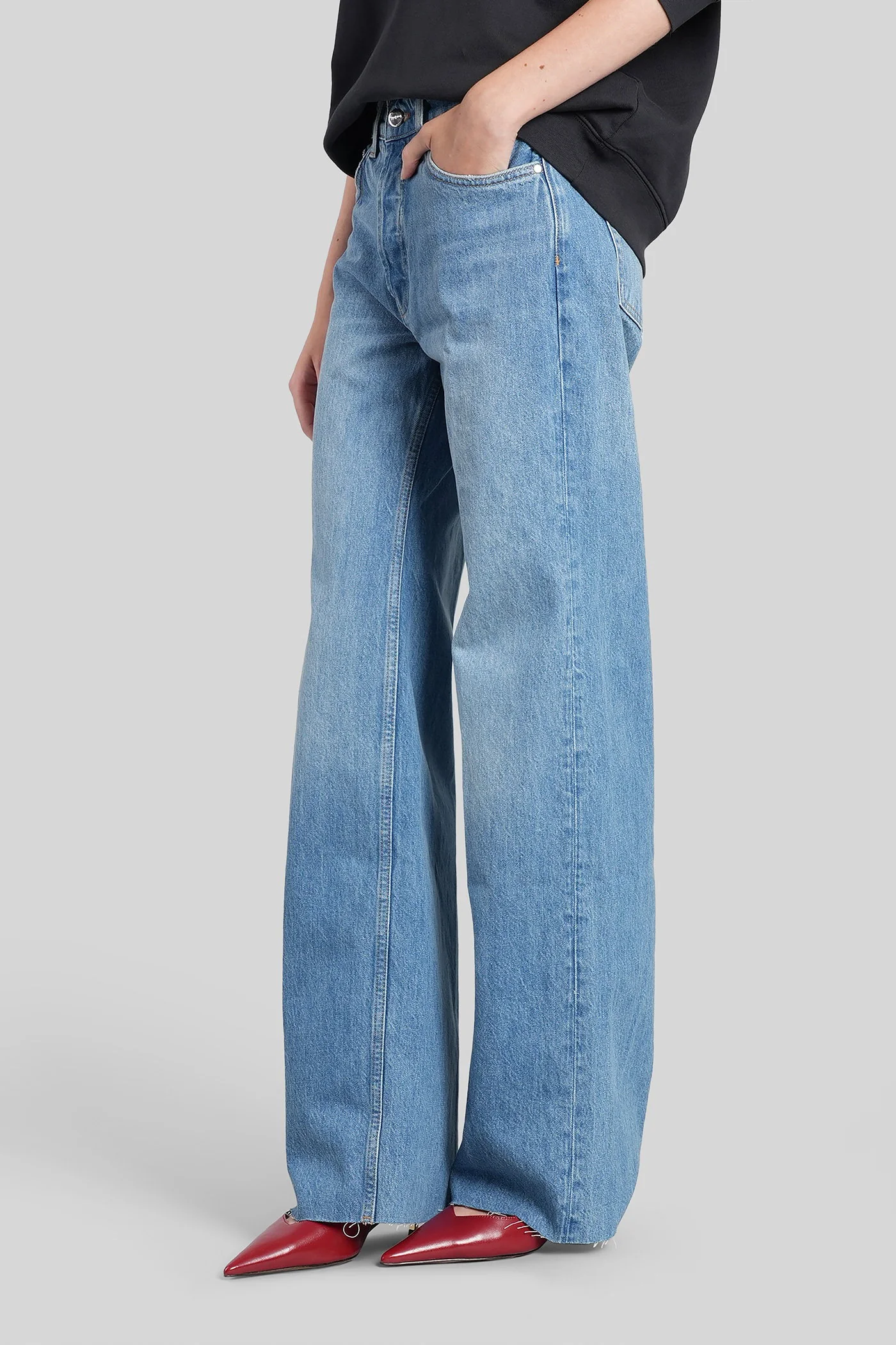 Hugh Jeans in blue cotton - Image 4