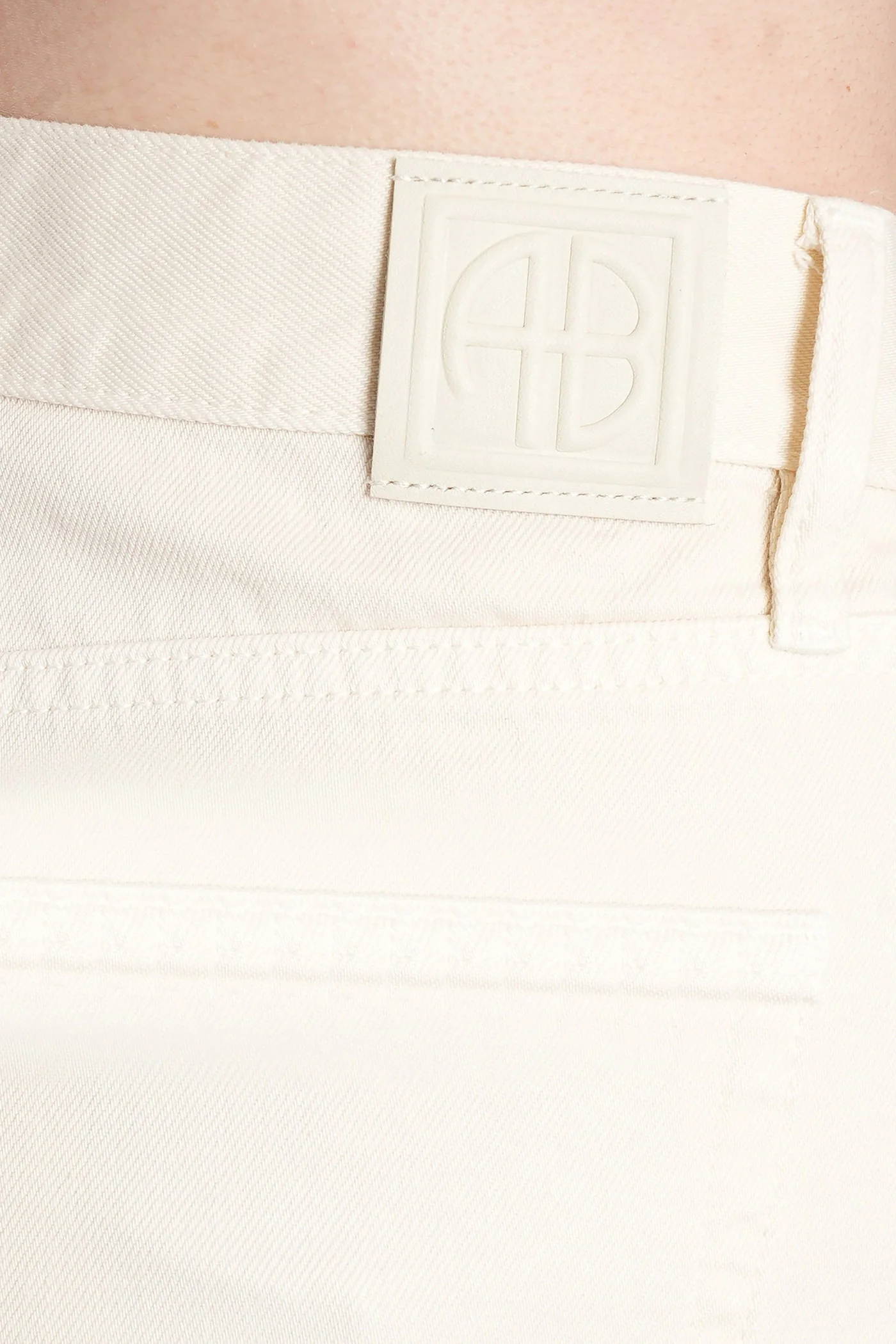 Jeans in beige denim - Image 5