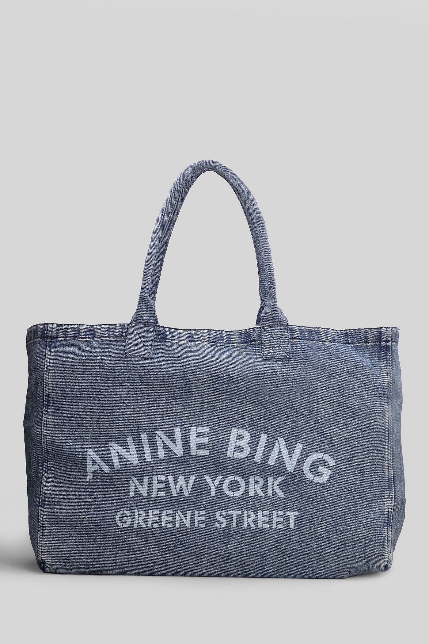 Leo tote Tote in blue cotton