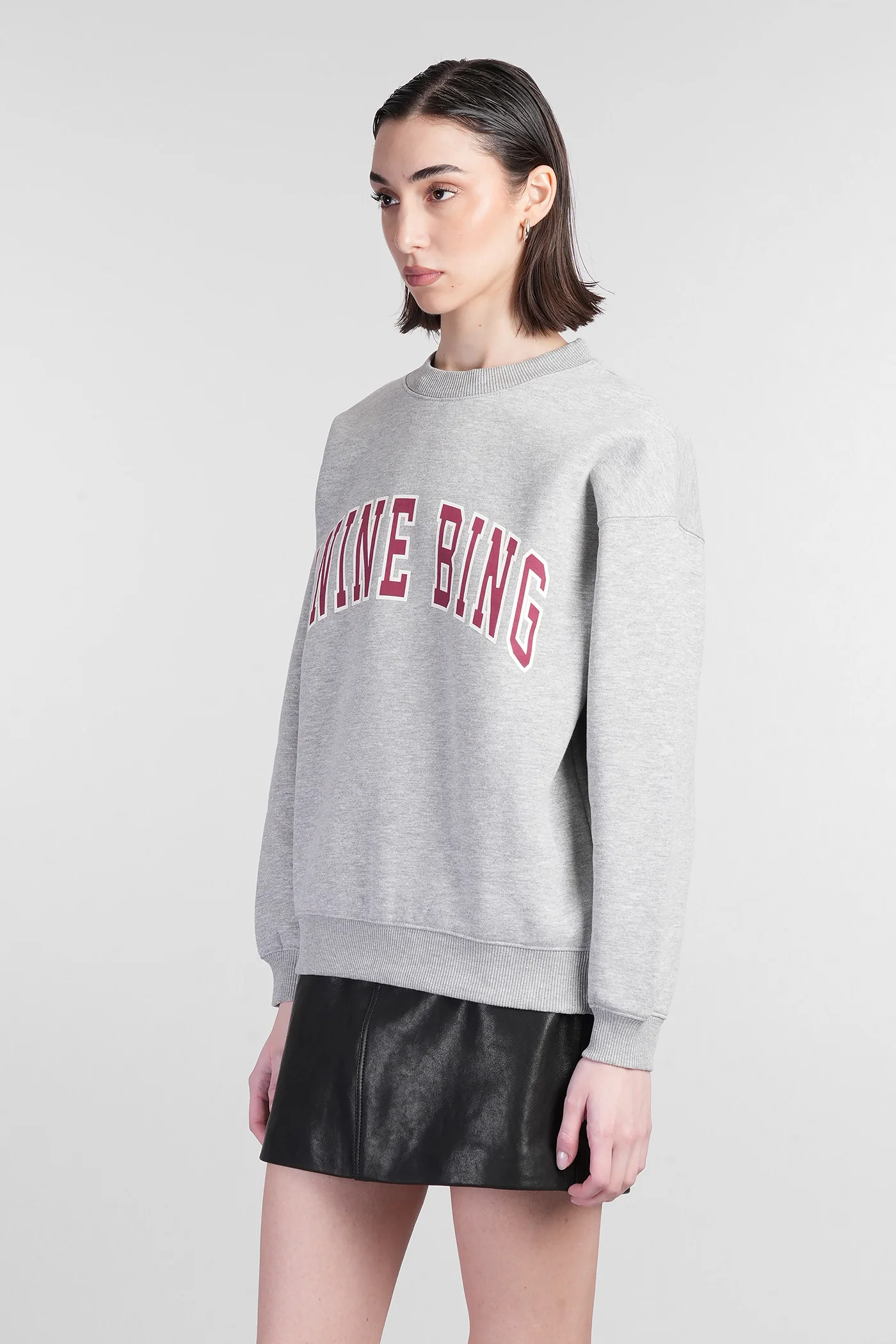 Spencer Sweatshirt in grey cotton - Image 4