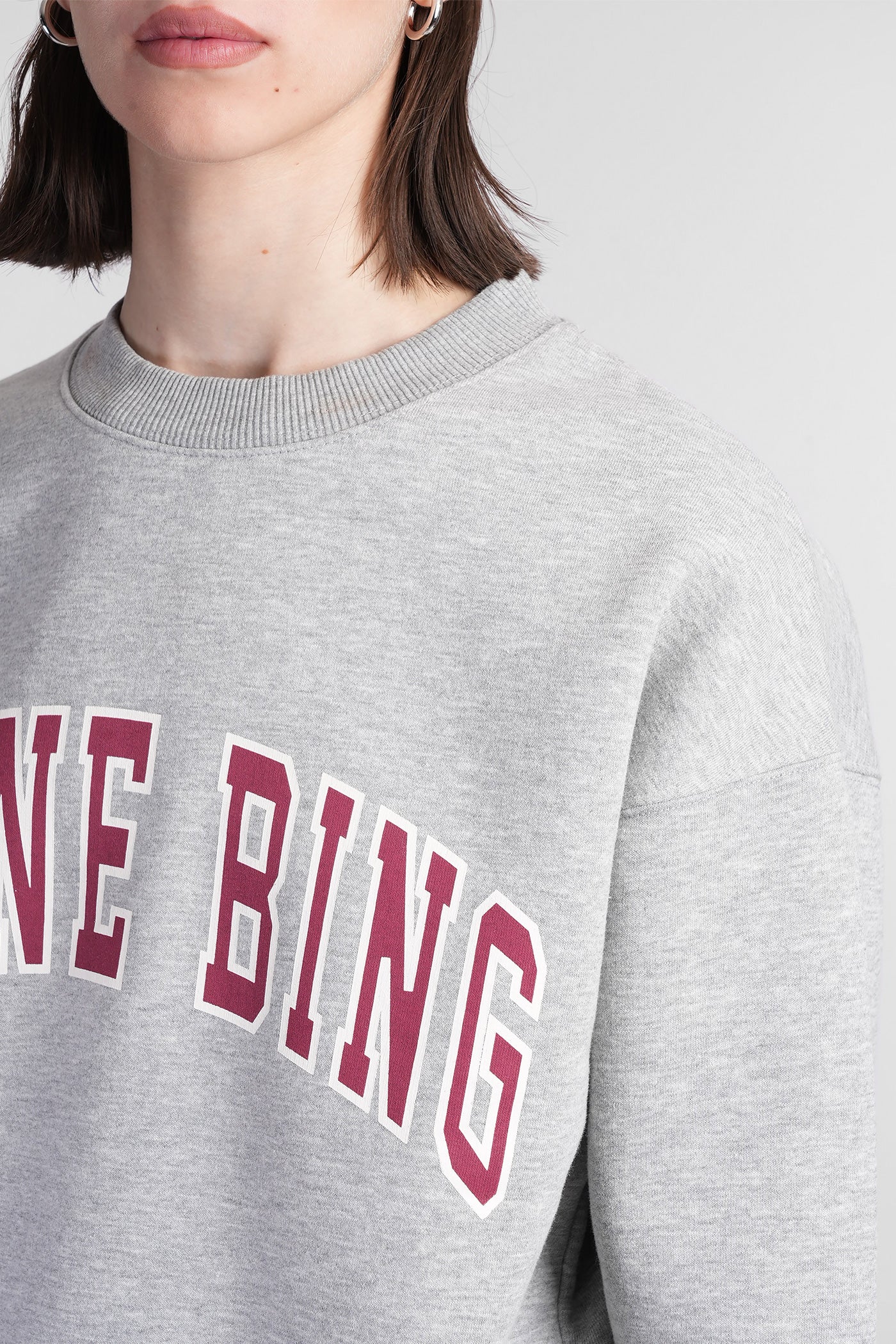Spencer Sweatshirt in grey cotton - Image 5