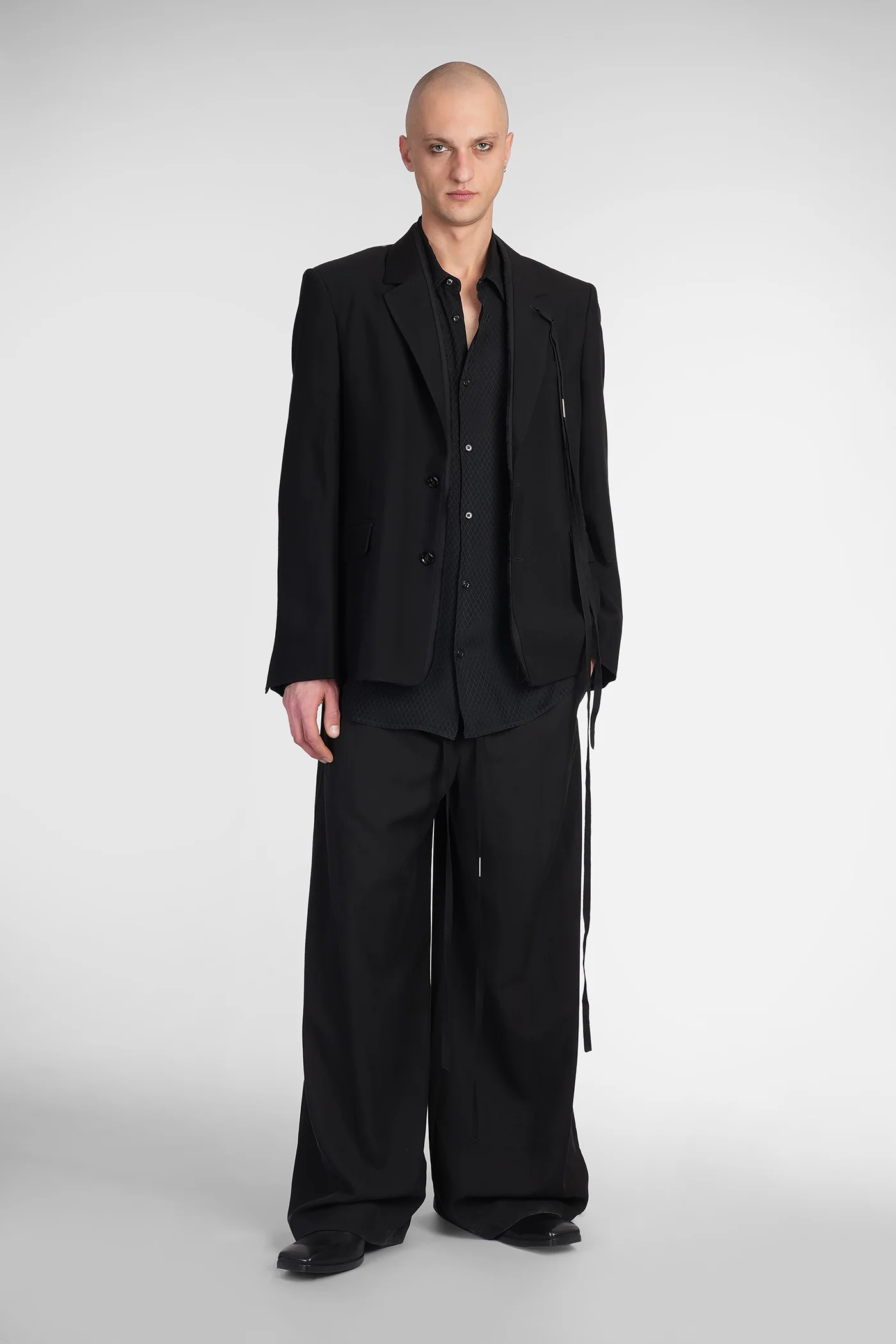 Andre Shirt in black acetate - Image 2