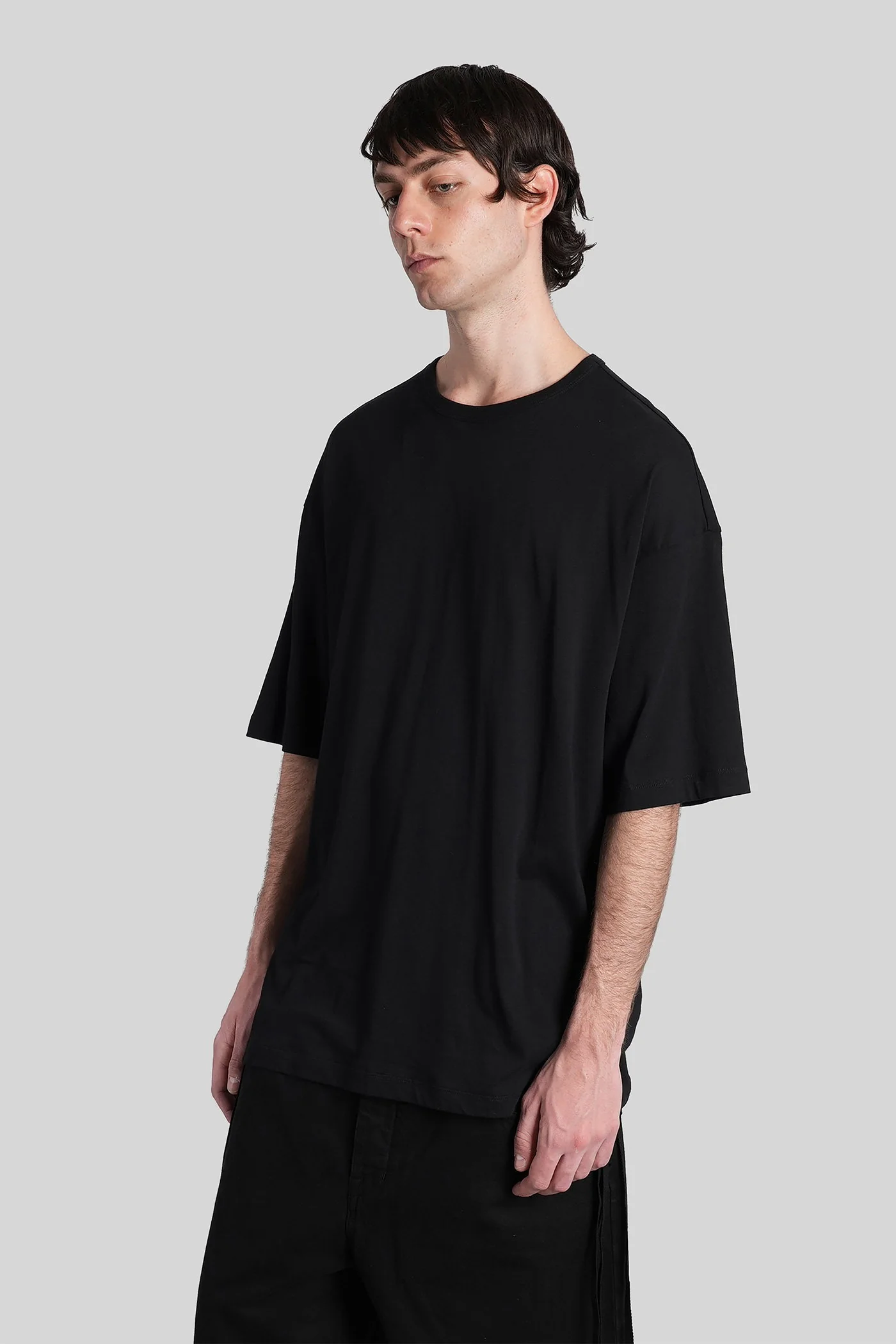 Dieter T-Shirt in black cotton - Image 4