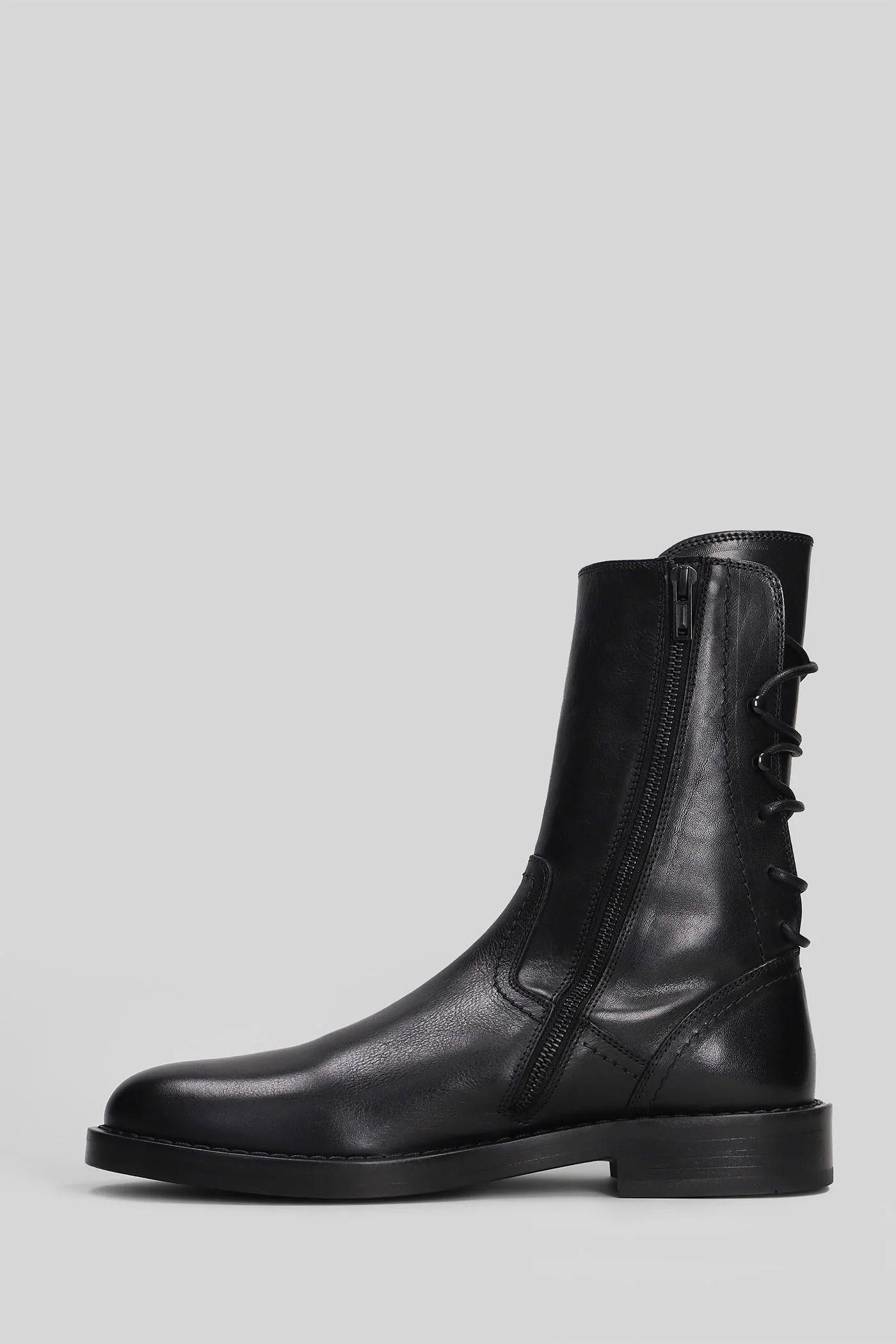 Heiko laced Ankle boots in black leather - Image 3