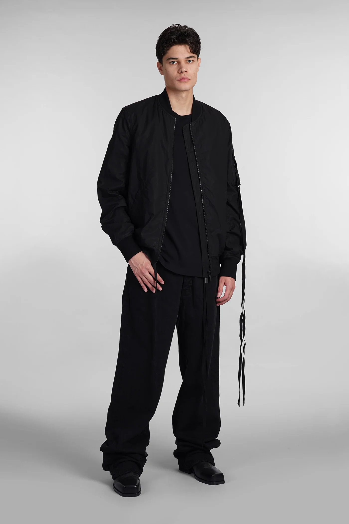 Jeans in black cotton - Image 2