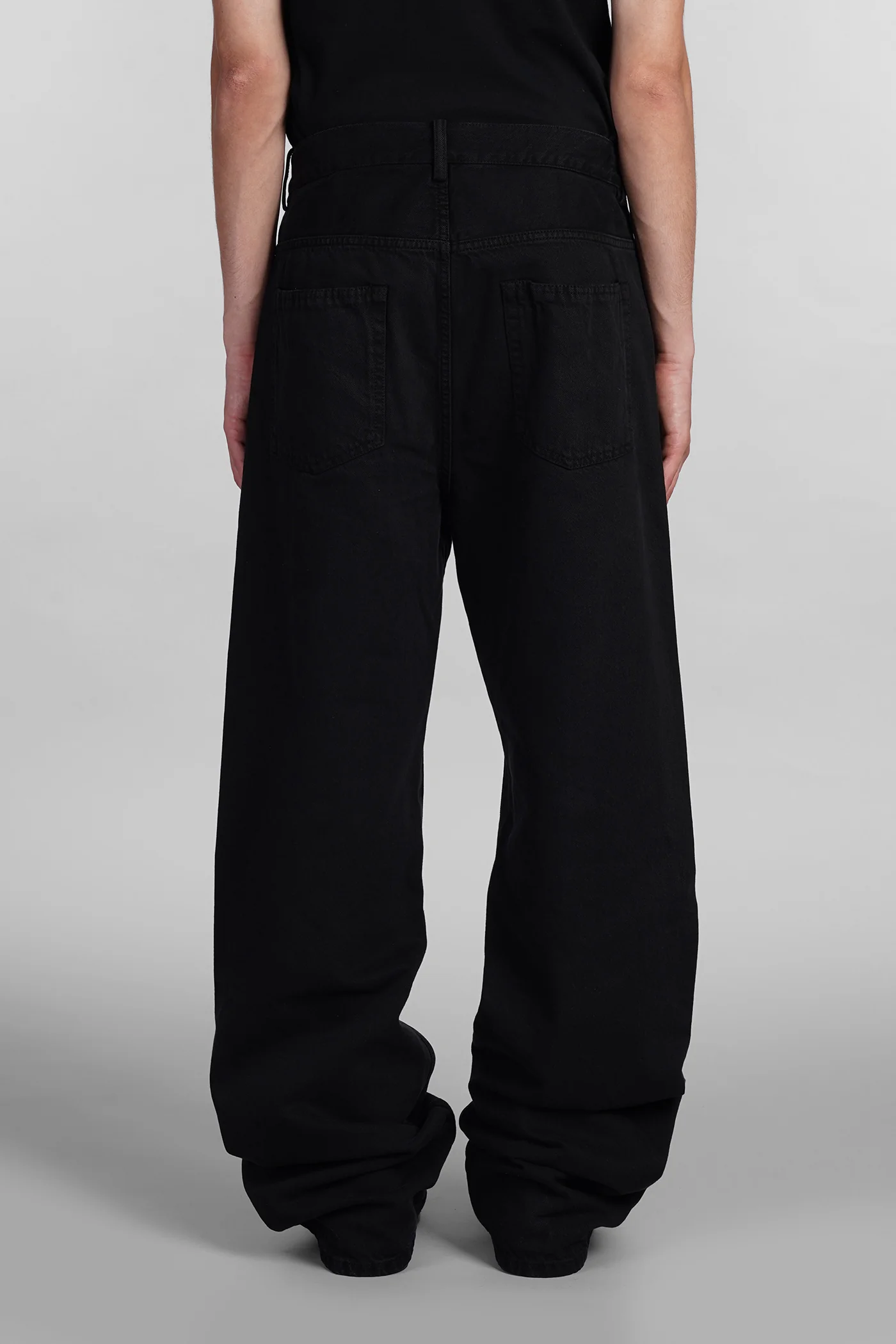 Jeans in black cotton - Image 3