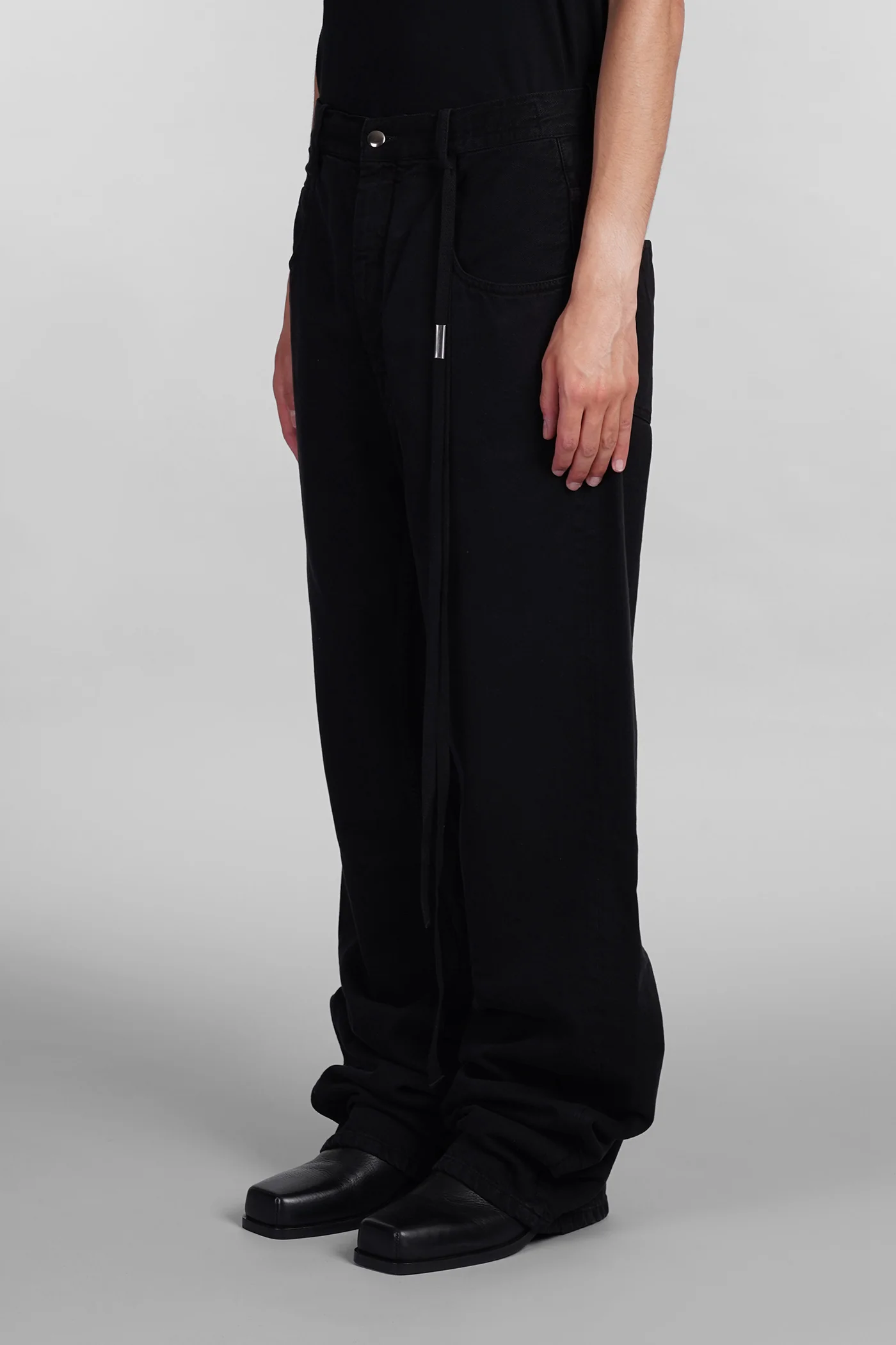 Jeans in black cotton - Image 4