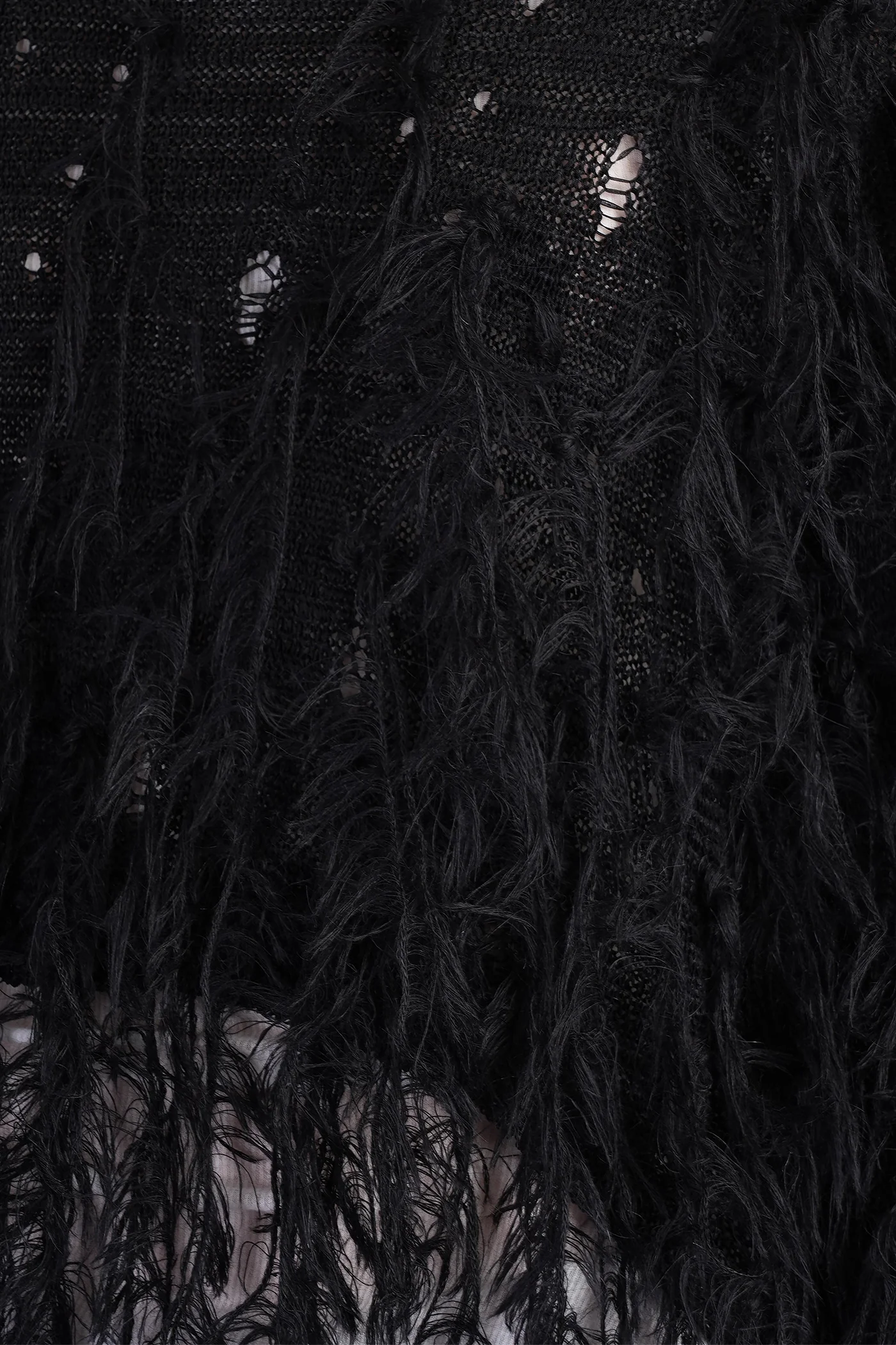 Knitwear in black viscose - Image 5