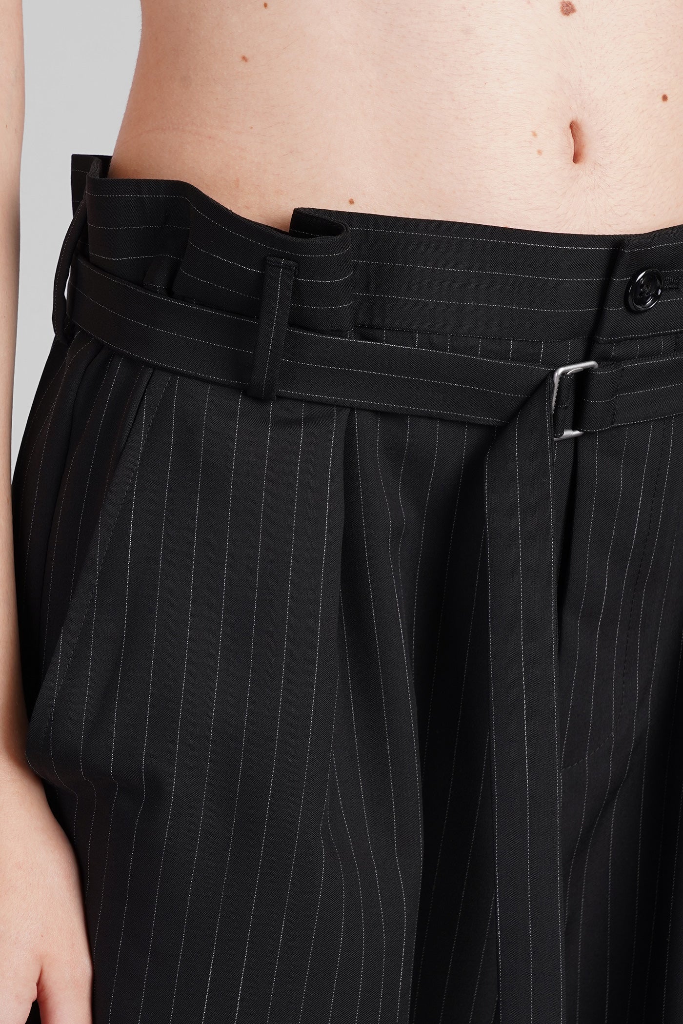 Linna Pants in black wool - Image 5
