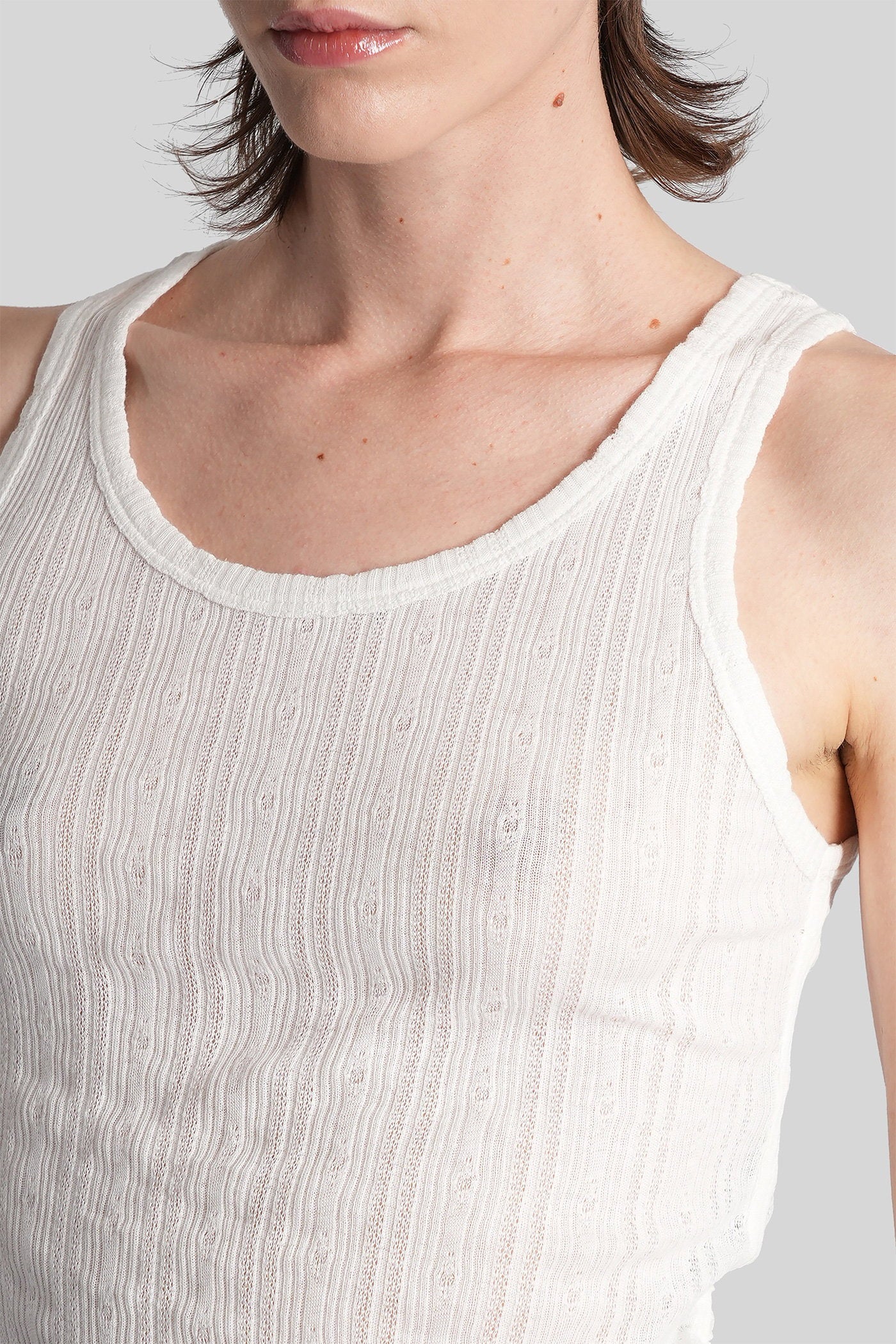 Mara Topwear in white cotton - Image 5