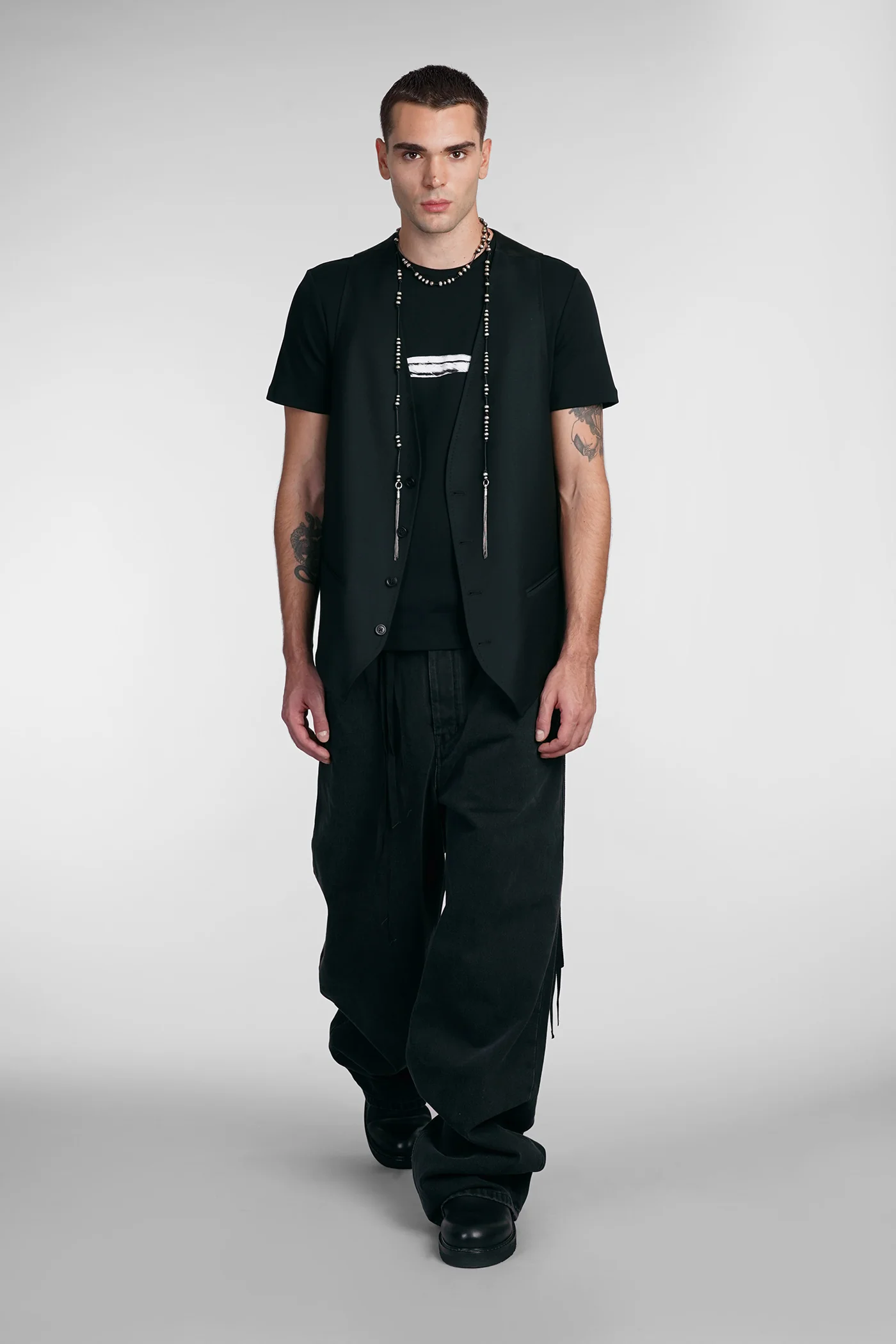 Olan Jeans in black cotton - Image 2