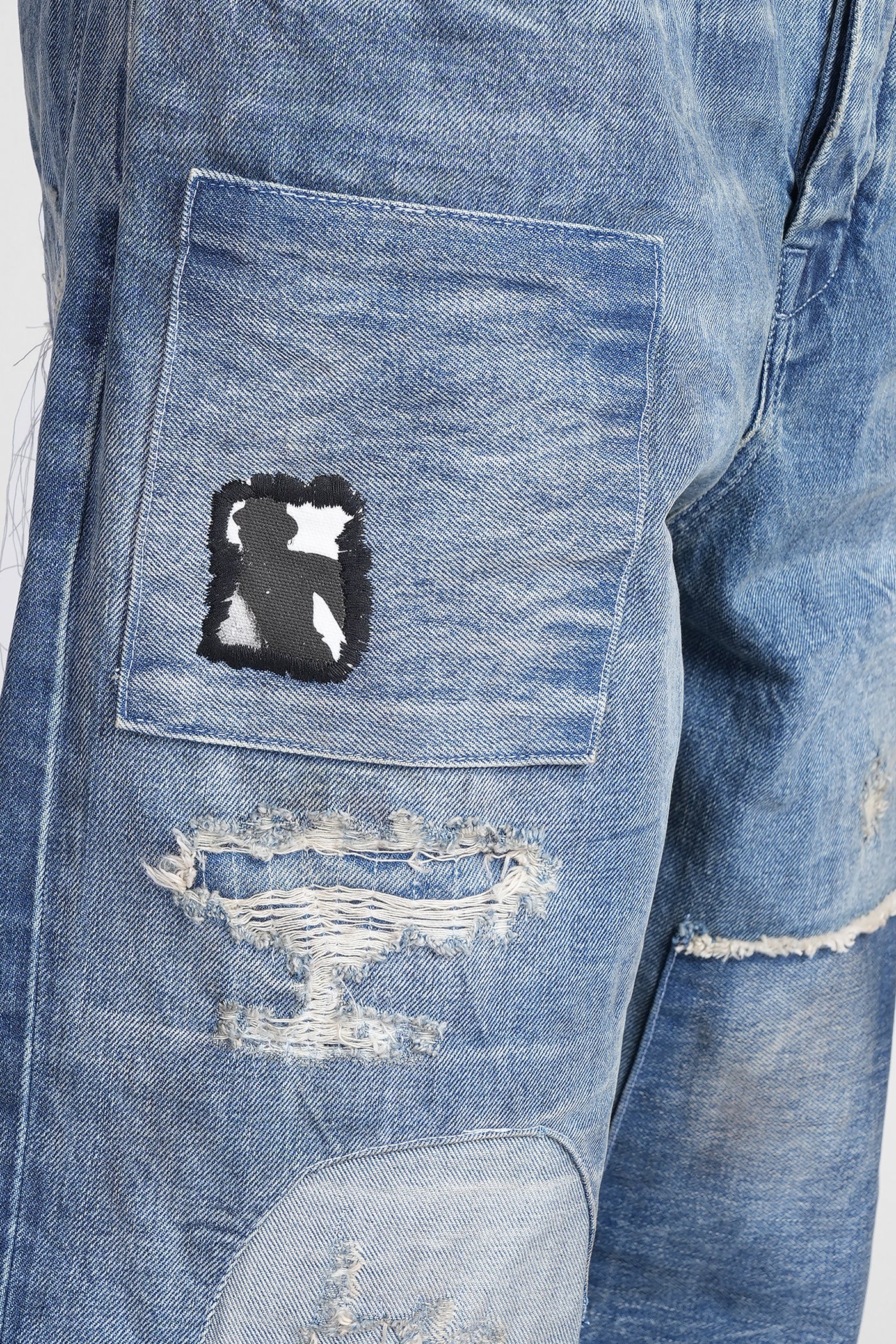 Olan Jeans in blue cotton - Image 5