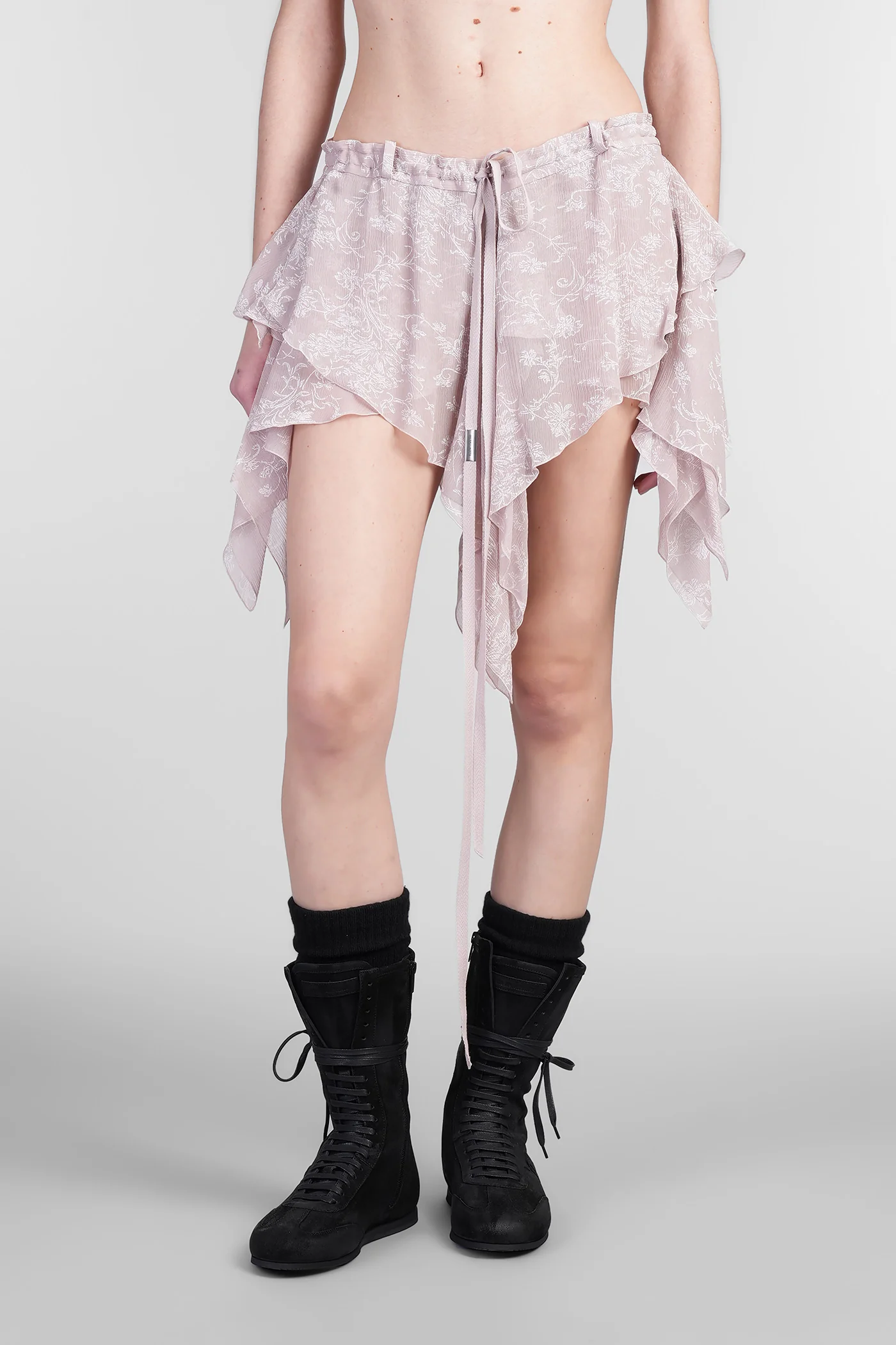 Prisca Skirt in rose-pink viscose