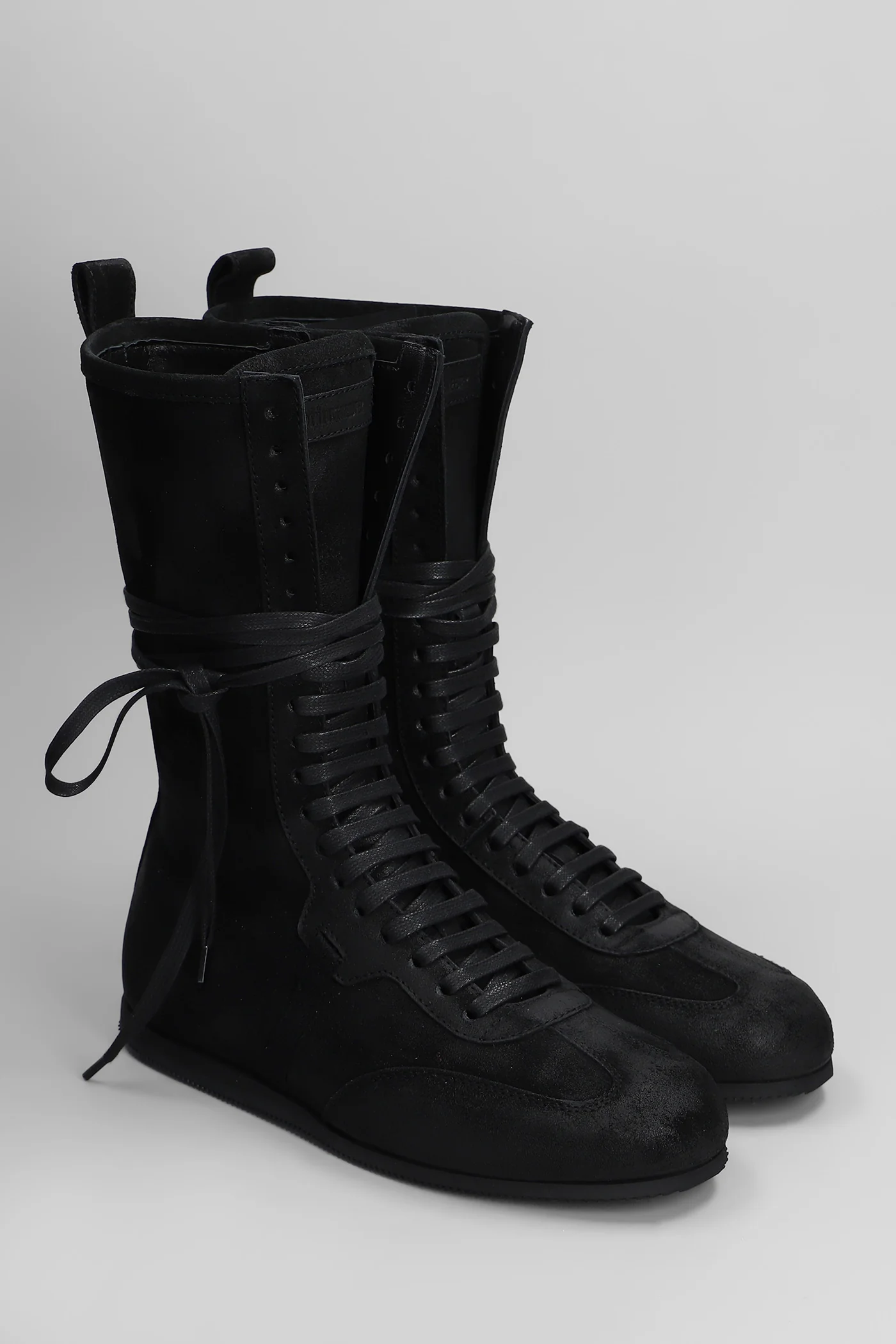 Sneakers in black suede - Image 2