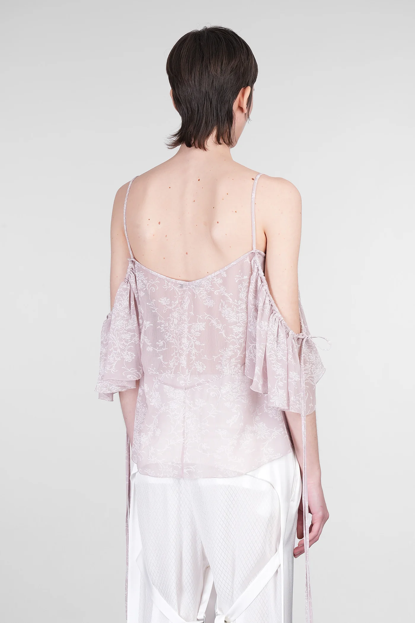 Valeska bias top Topwear in rose-pink viscose - Image 3