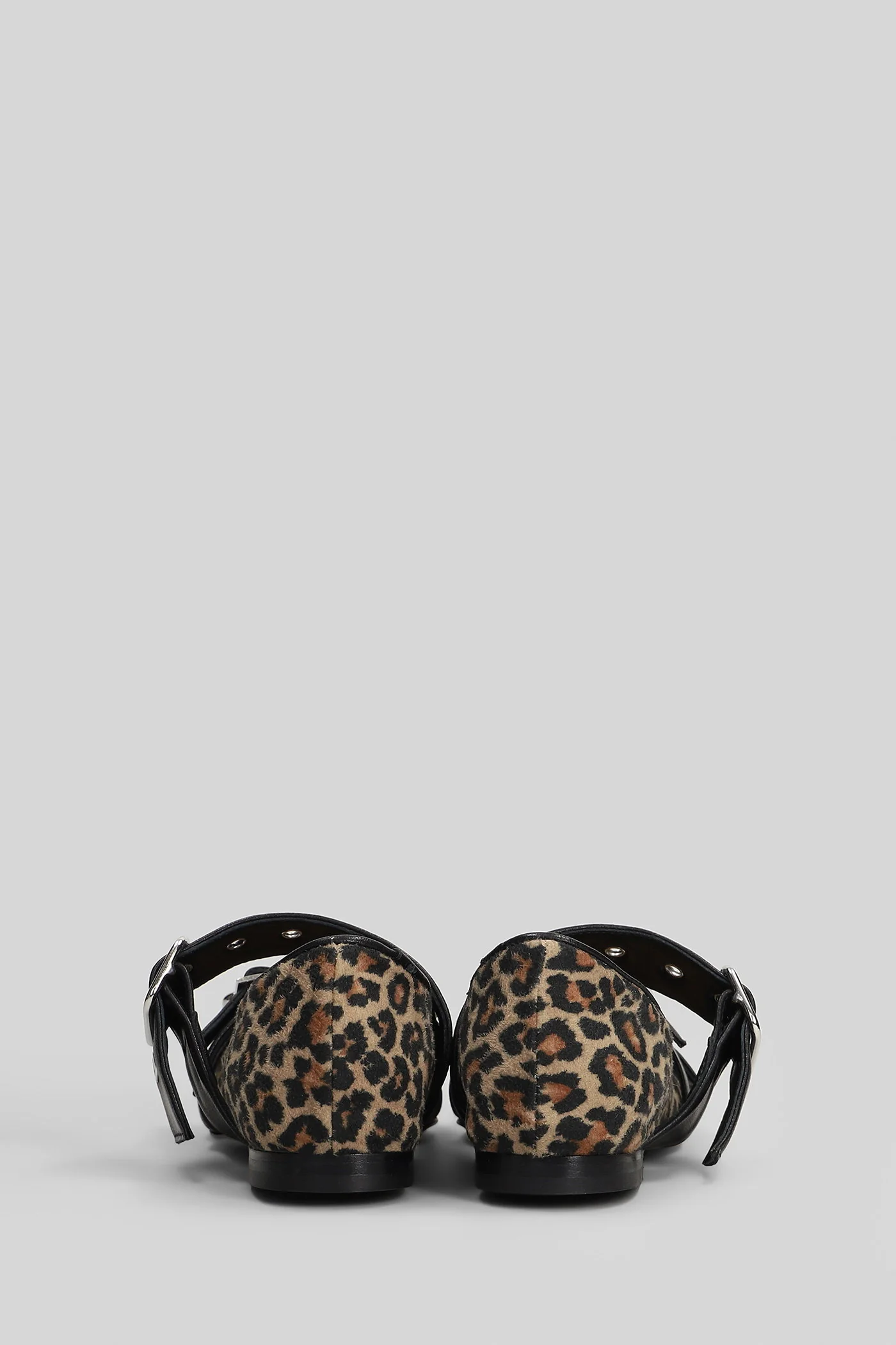 Ballet flats in Animalier suede - Image 4