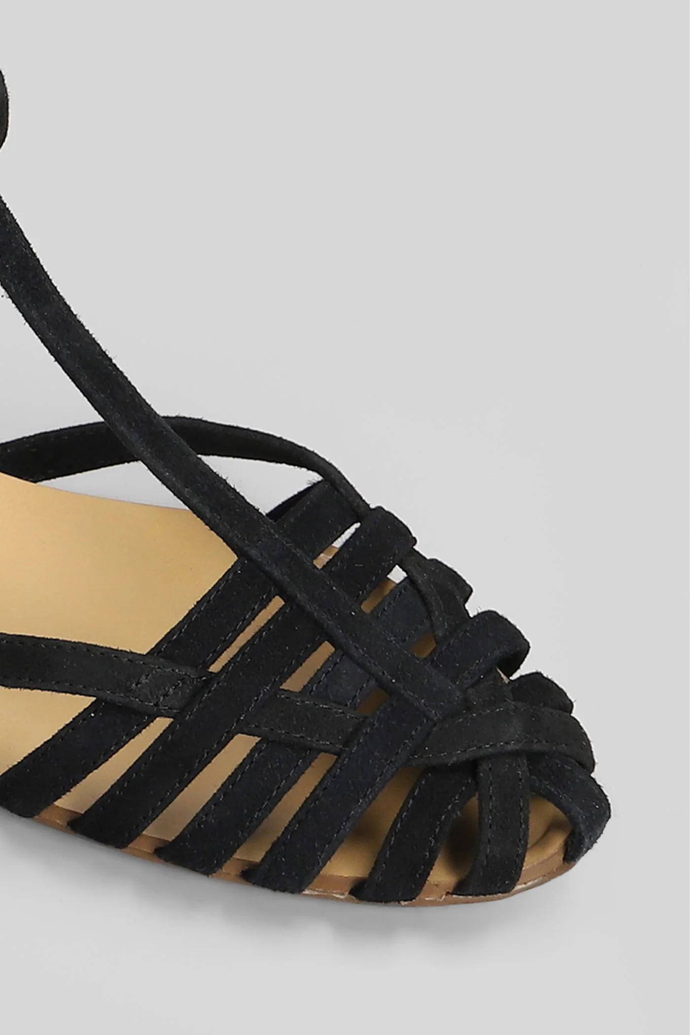 Flat sandal-slipper in black suede - Image 5
